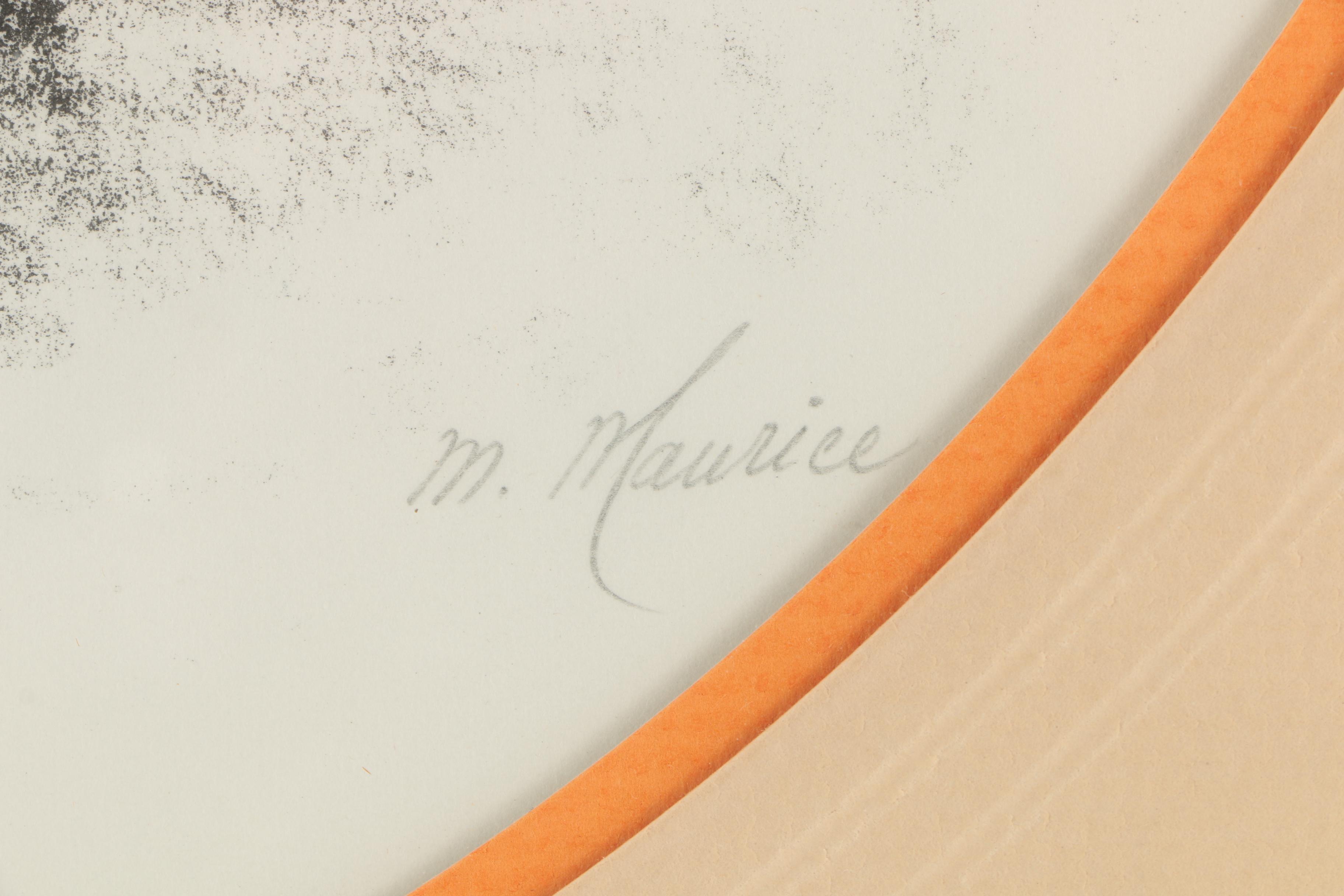 M. Maurice Color Lithograph