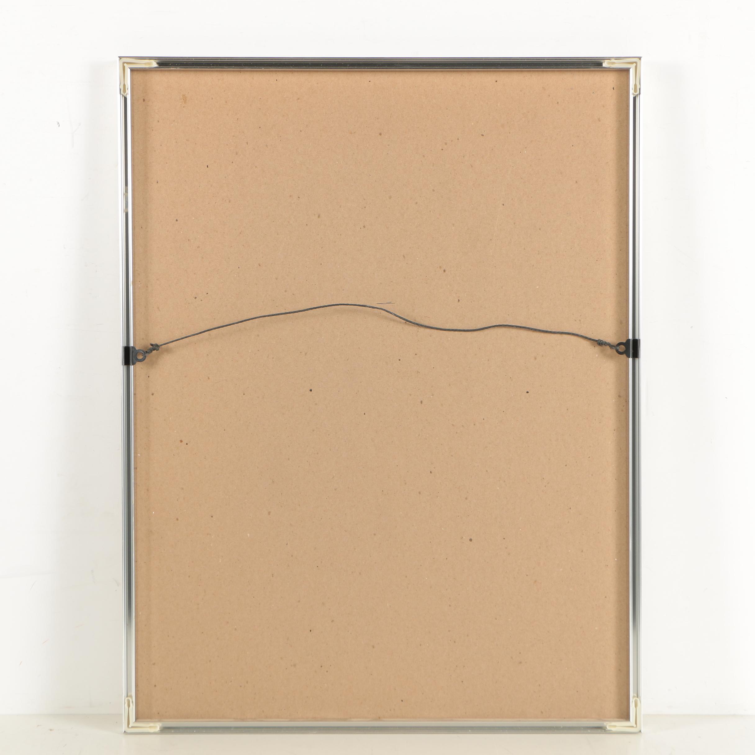 M. Maurice Color Lithograph