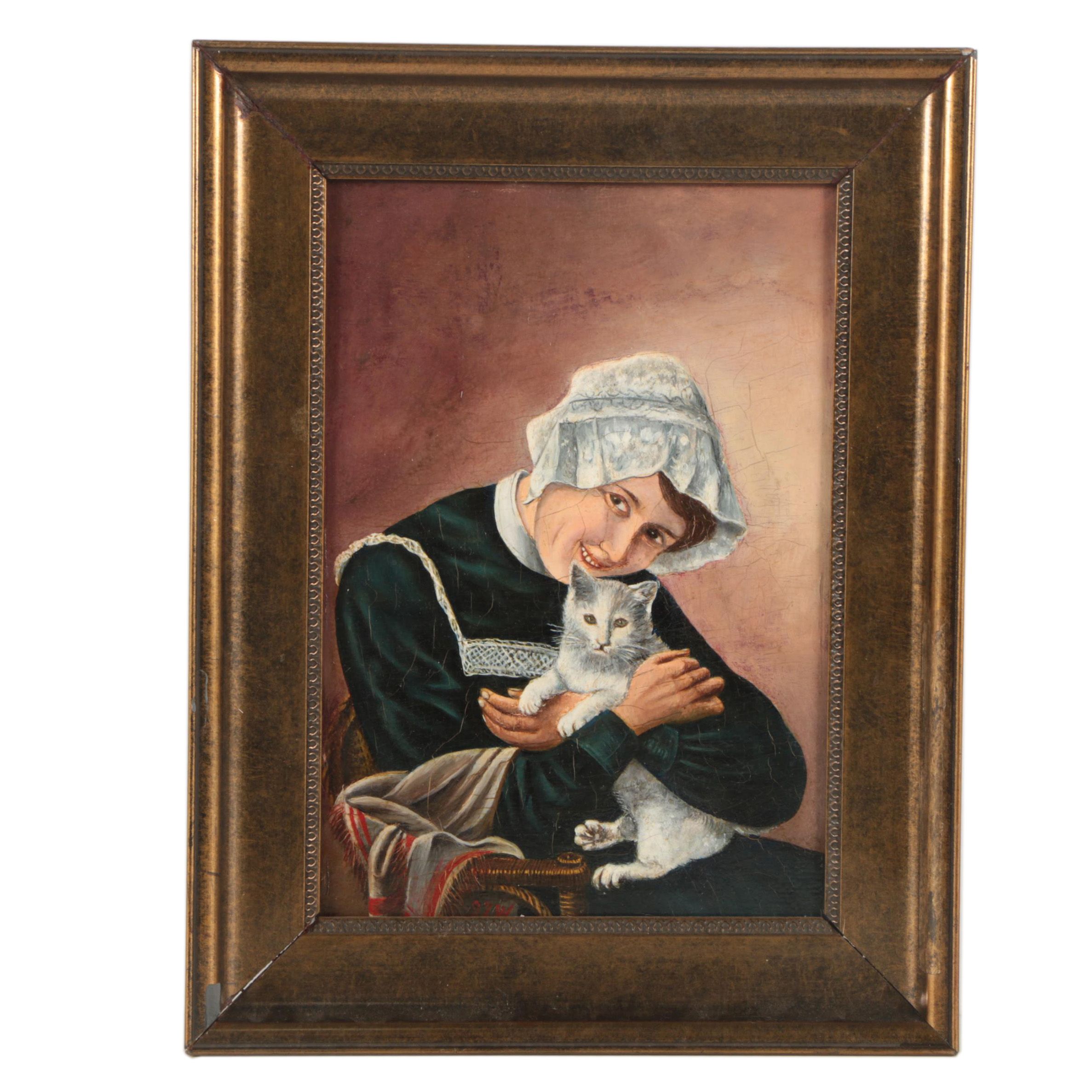 Oil Painting of Portrait