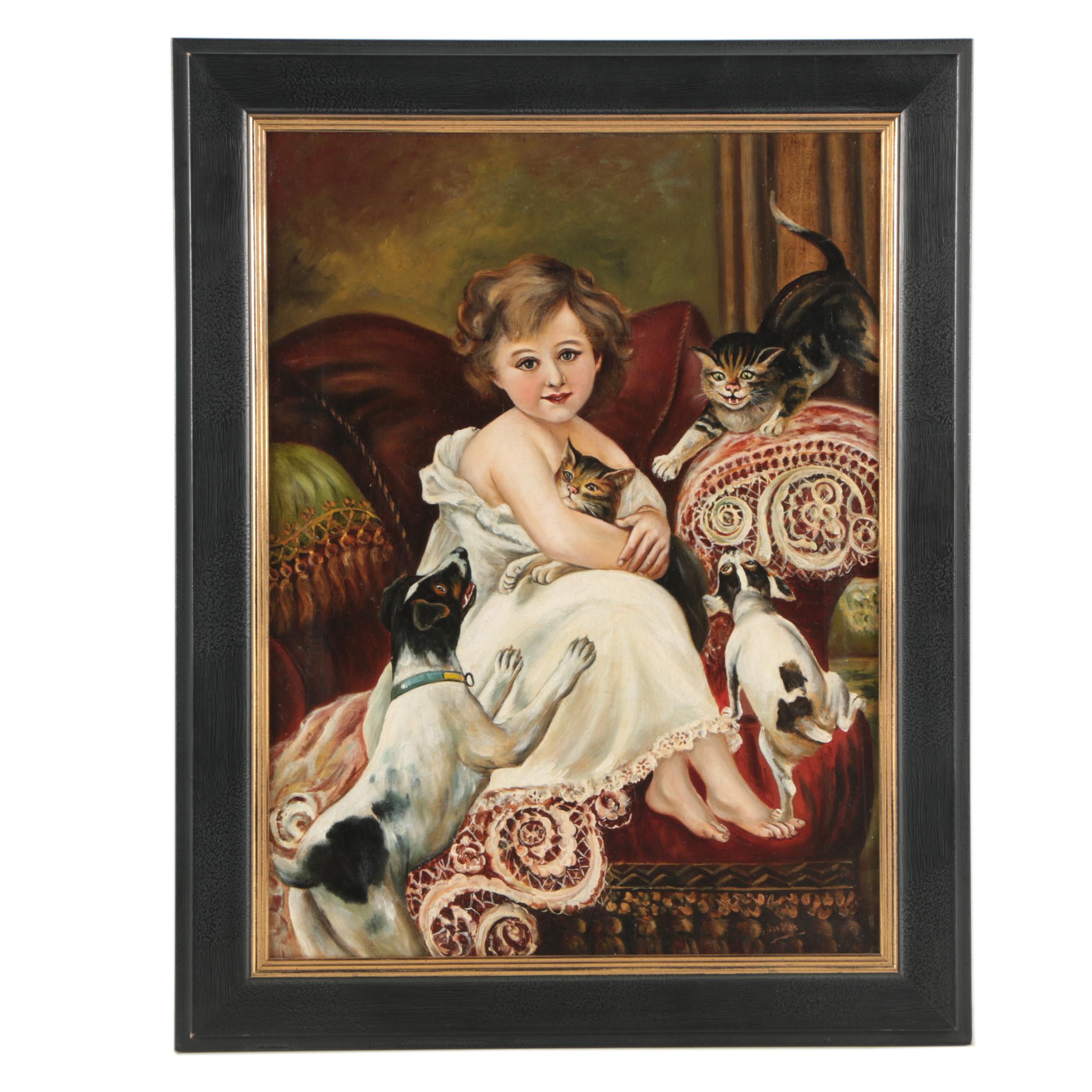 Oil Painting of Portrait