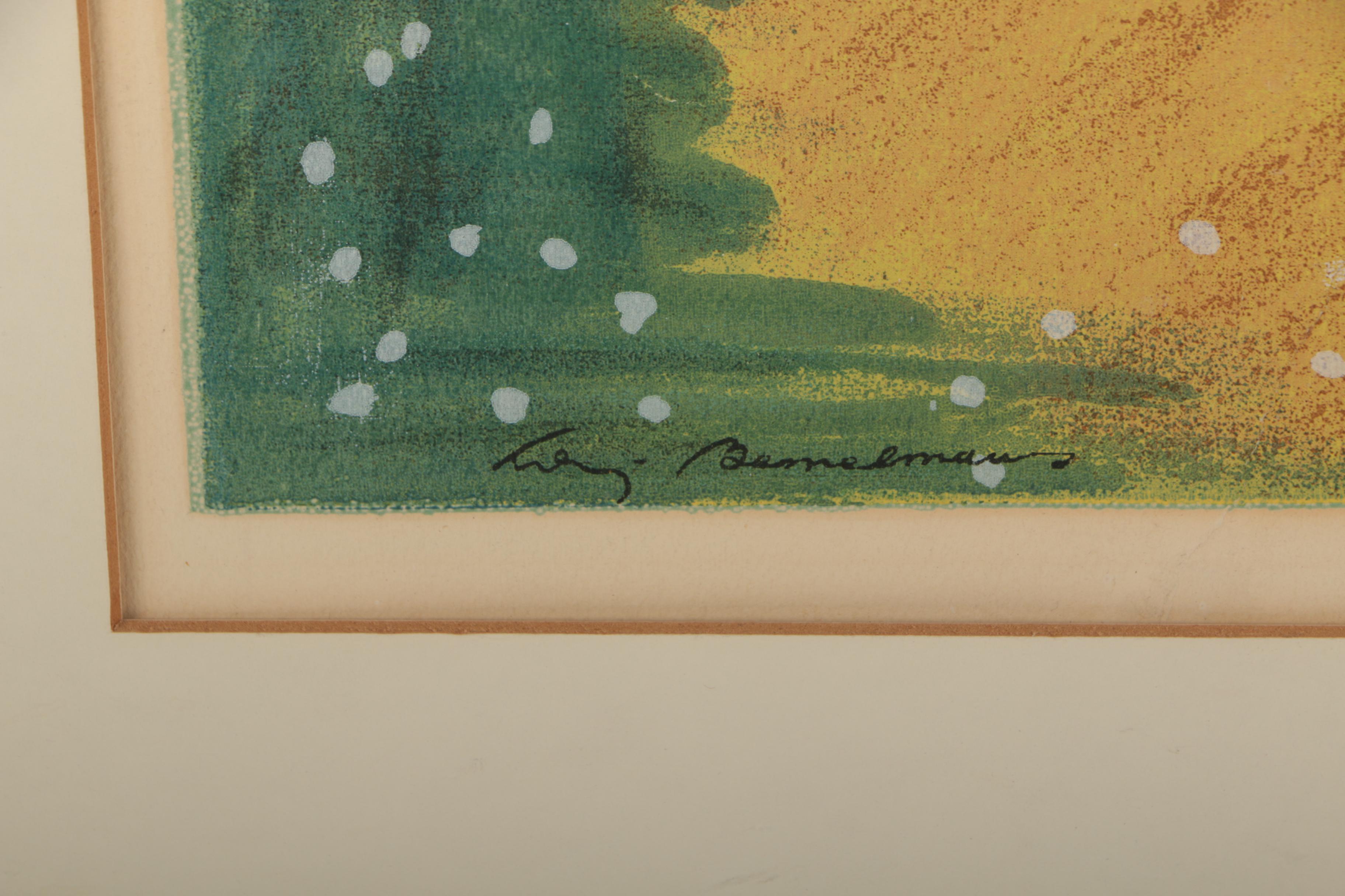 Serigraph After Ludwig Bemelmans' Illustration of Madeline and the Tiger