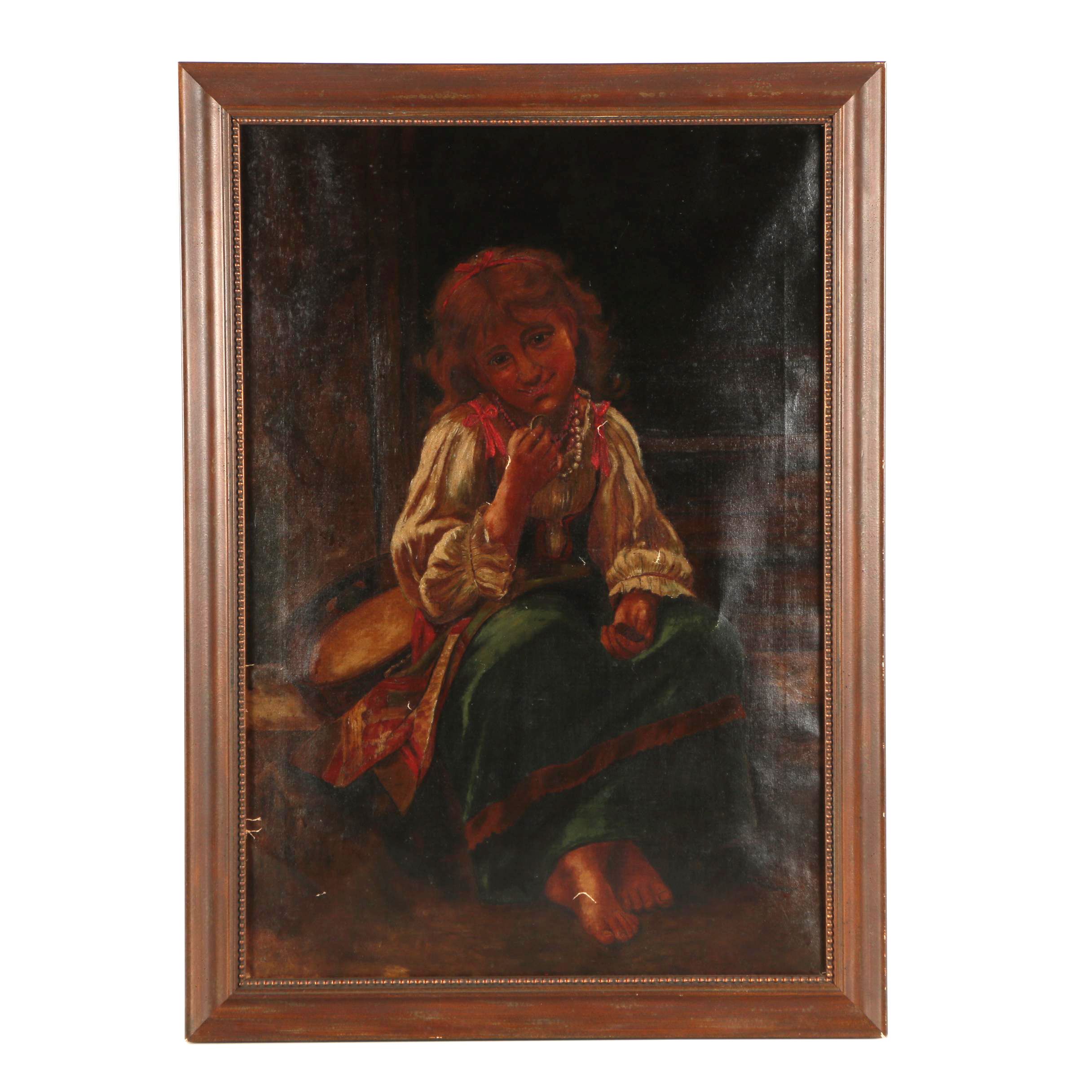 Oil Painting of a Girl