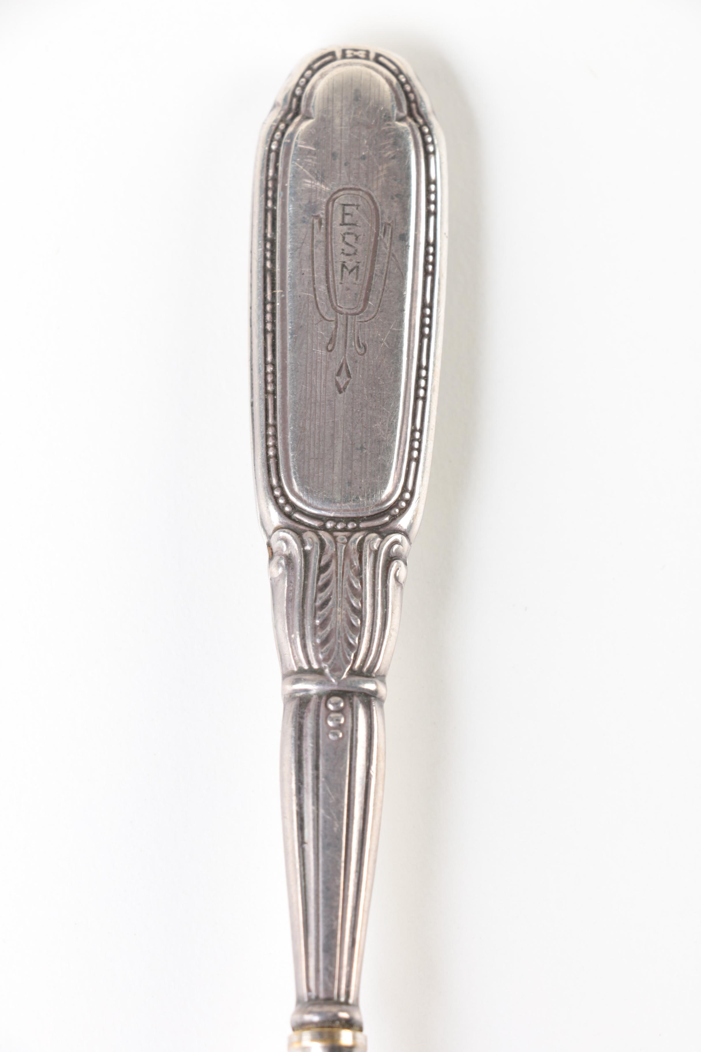 Sterling, Brass, and Wood Shoehorn Collection