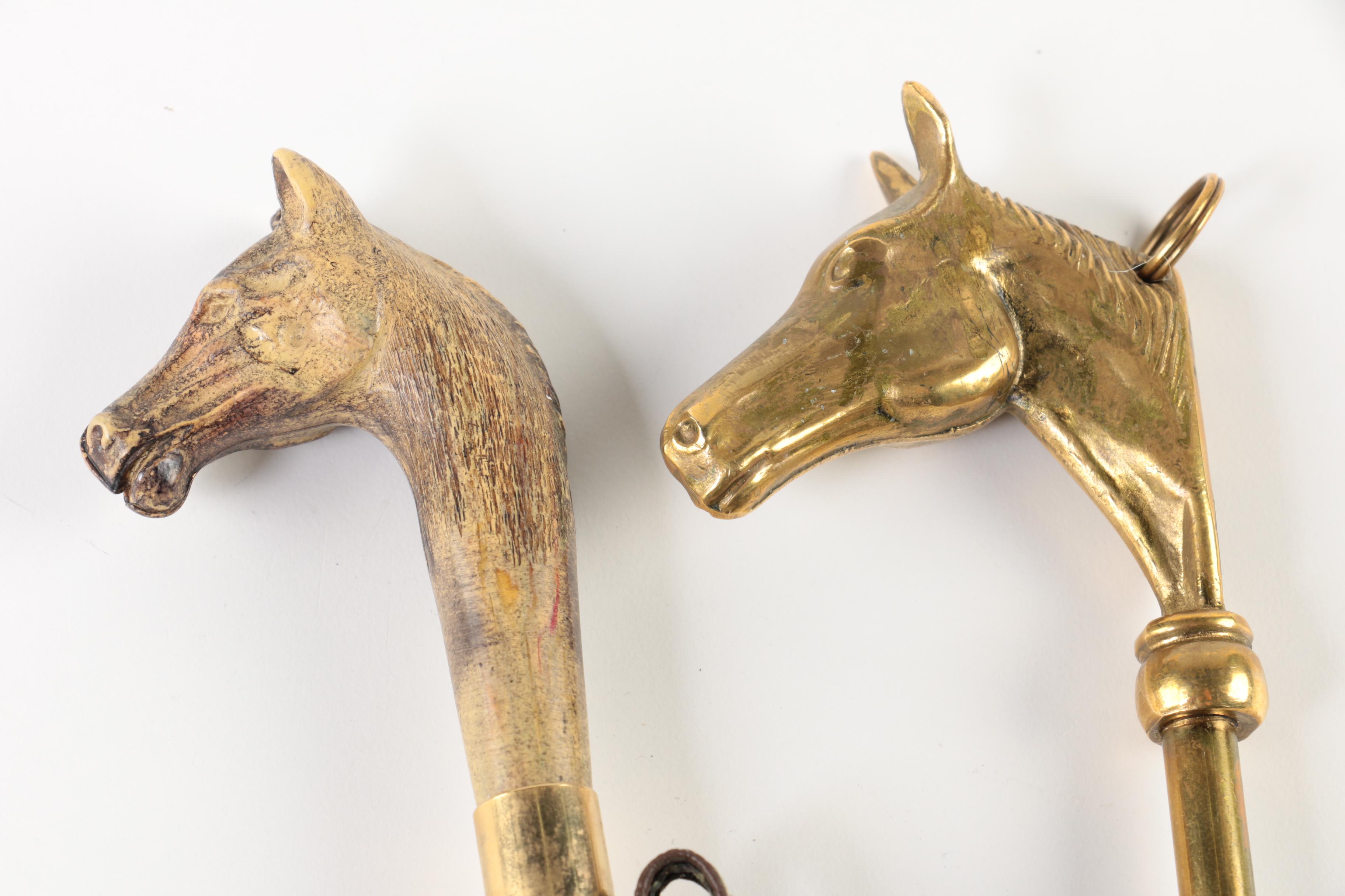 Sterling, Brass, and Wood Shoehorn Collection