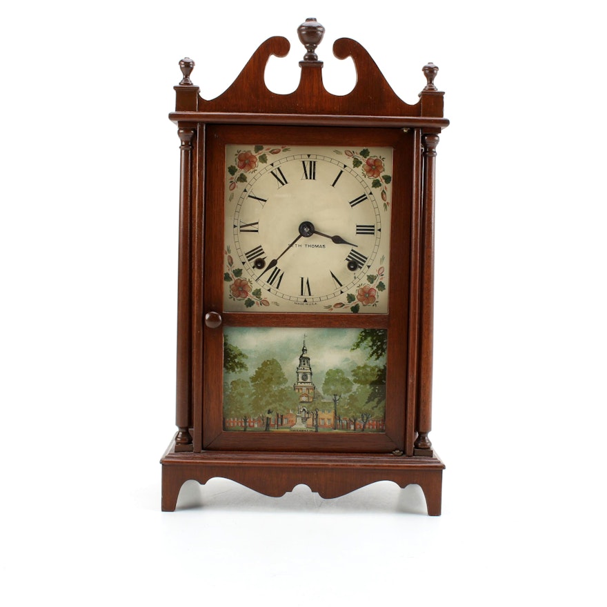 Seth Thomas Scroll and Pillar "Concord" Mantel Clock