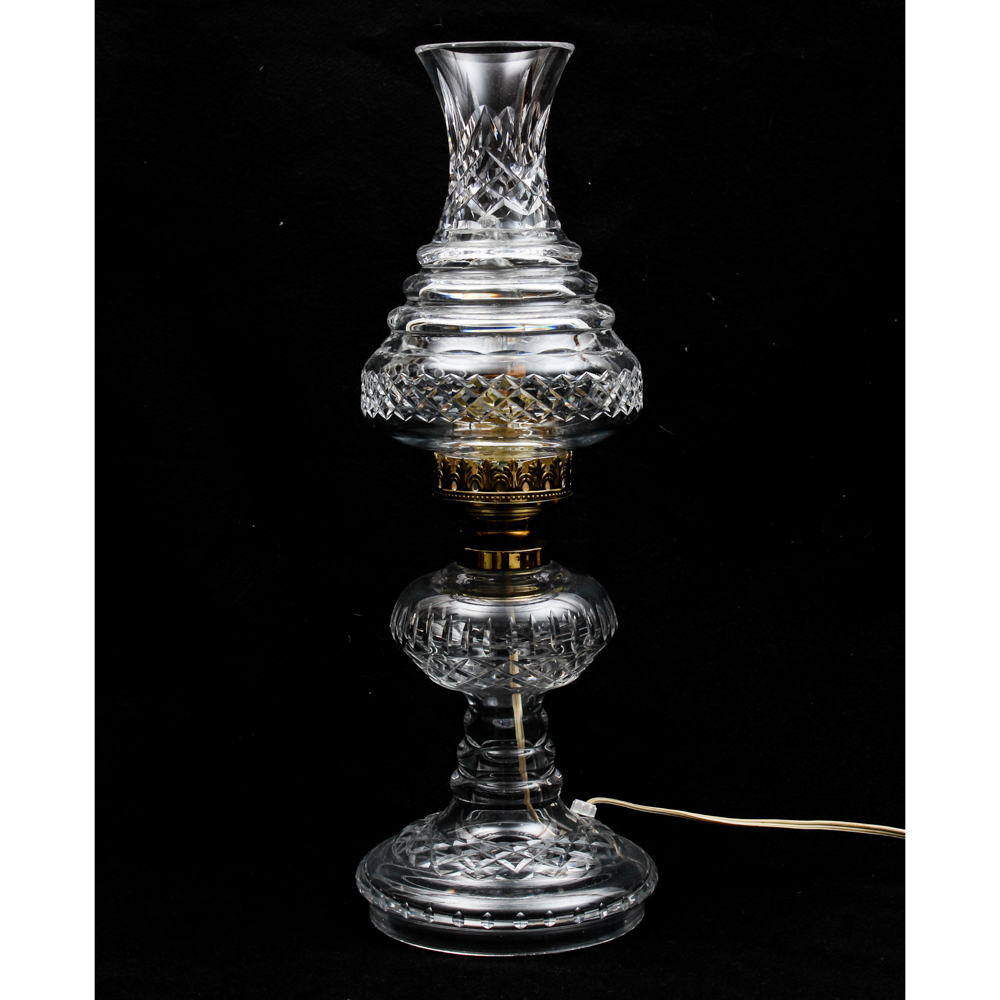 Waterford Crystal Hurricane Lamp