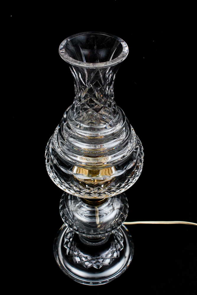 Waterford Crystal Hurricane Lamp