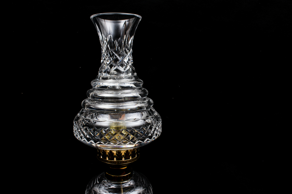 Waterford Crystal Hurricane Lamp