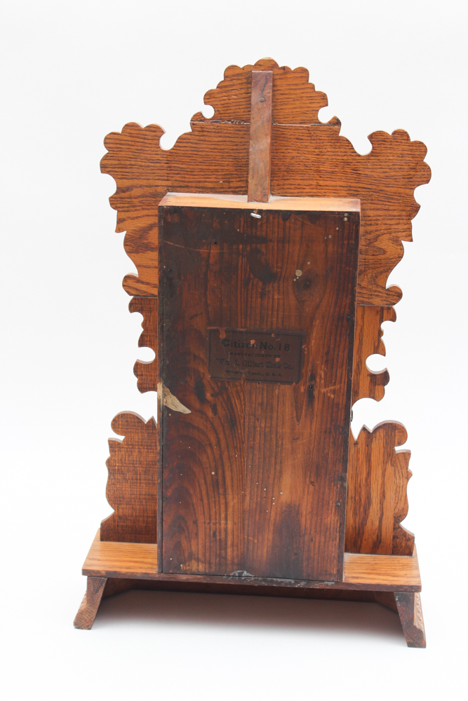 Antique Gilbert Clock Co. Citizen No. 18 Gingerbread Mantle Clock