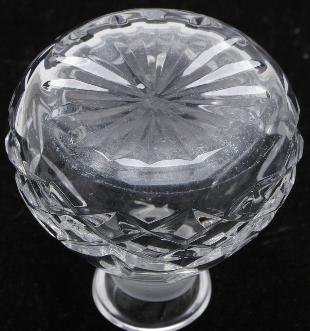 Waterford Crystal "Lismore" Perfume Bottles and "Eternity" Tray