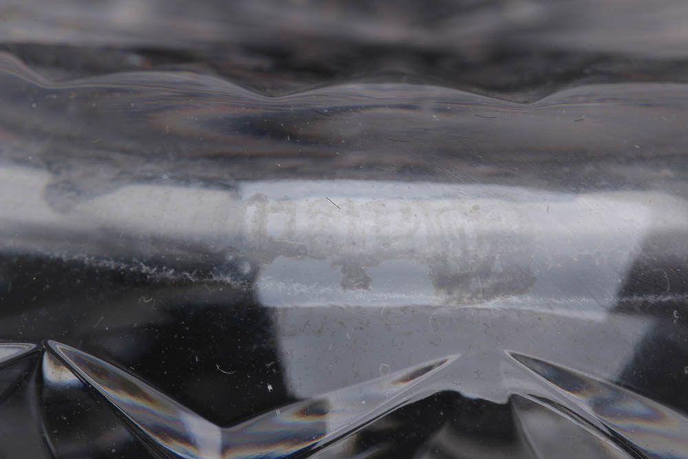 Waterford Crystal "Lismore" Perfume Bottles and "Eternity" Tray