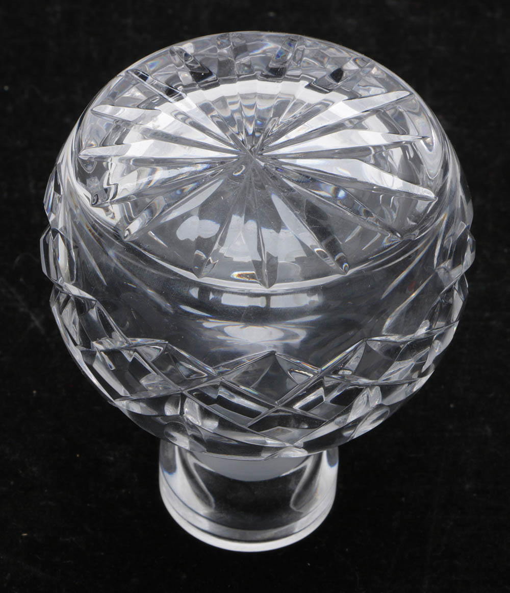 Waterford Crystal "Lismore" Perfume Bottles and "Eternity" Tray