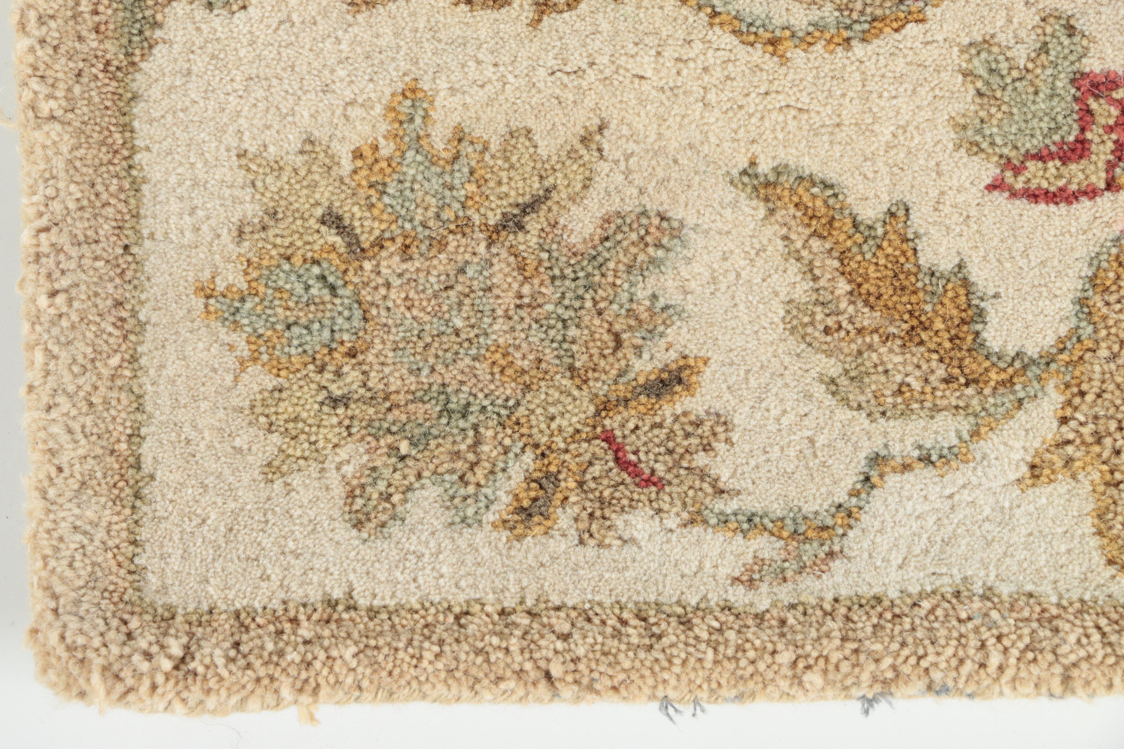 Tufted Indo-Persian Style Carpet Runner