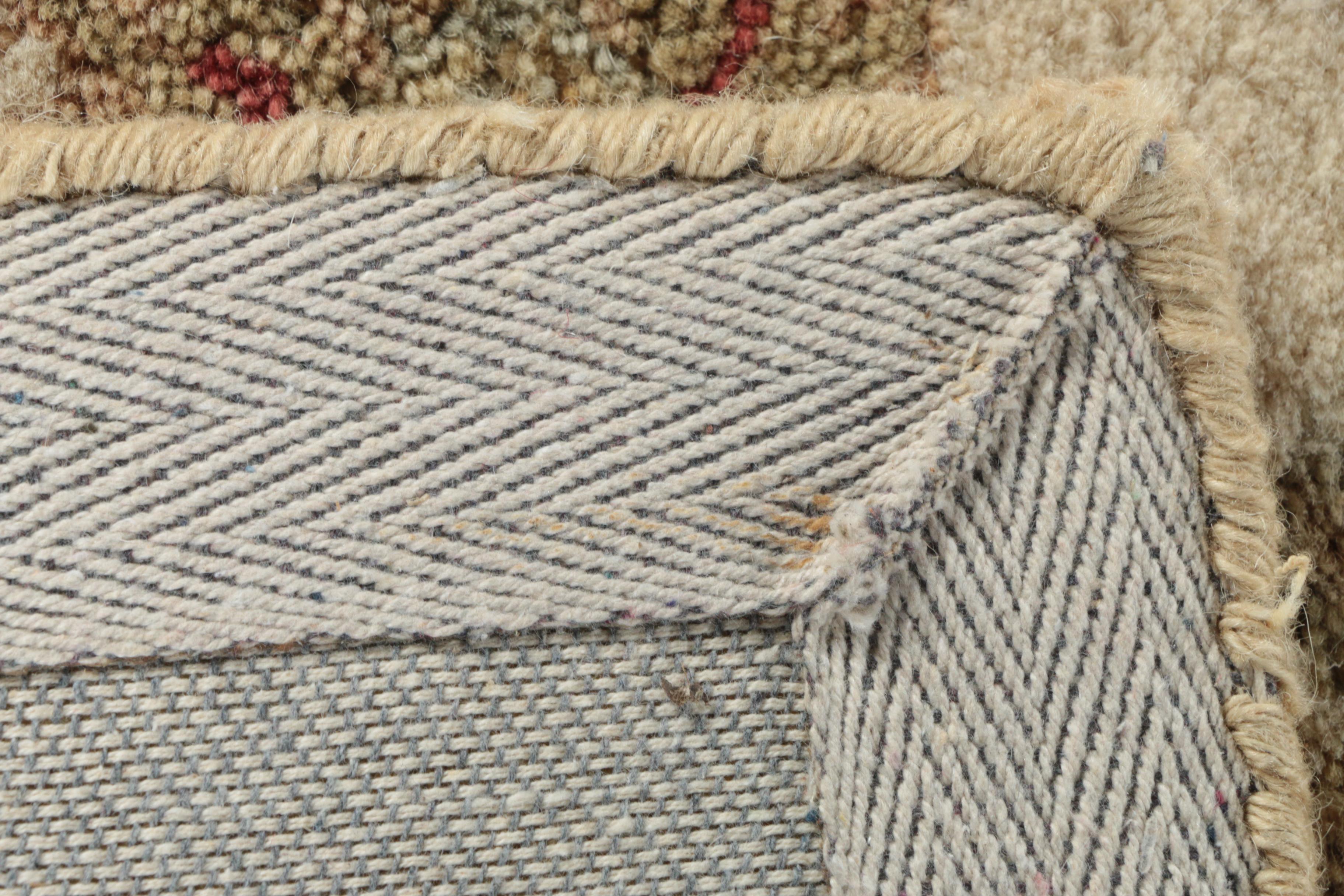 Tufted Indo-Persian Style Carpet Runner