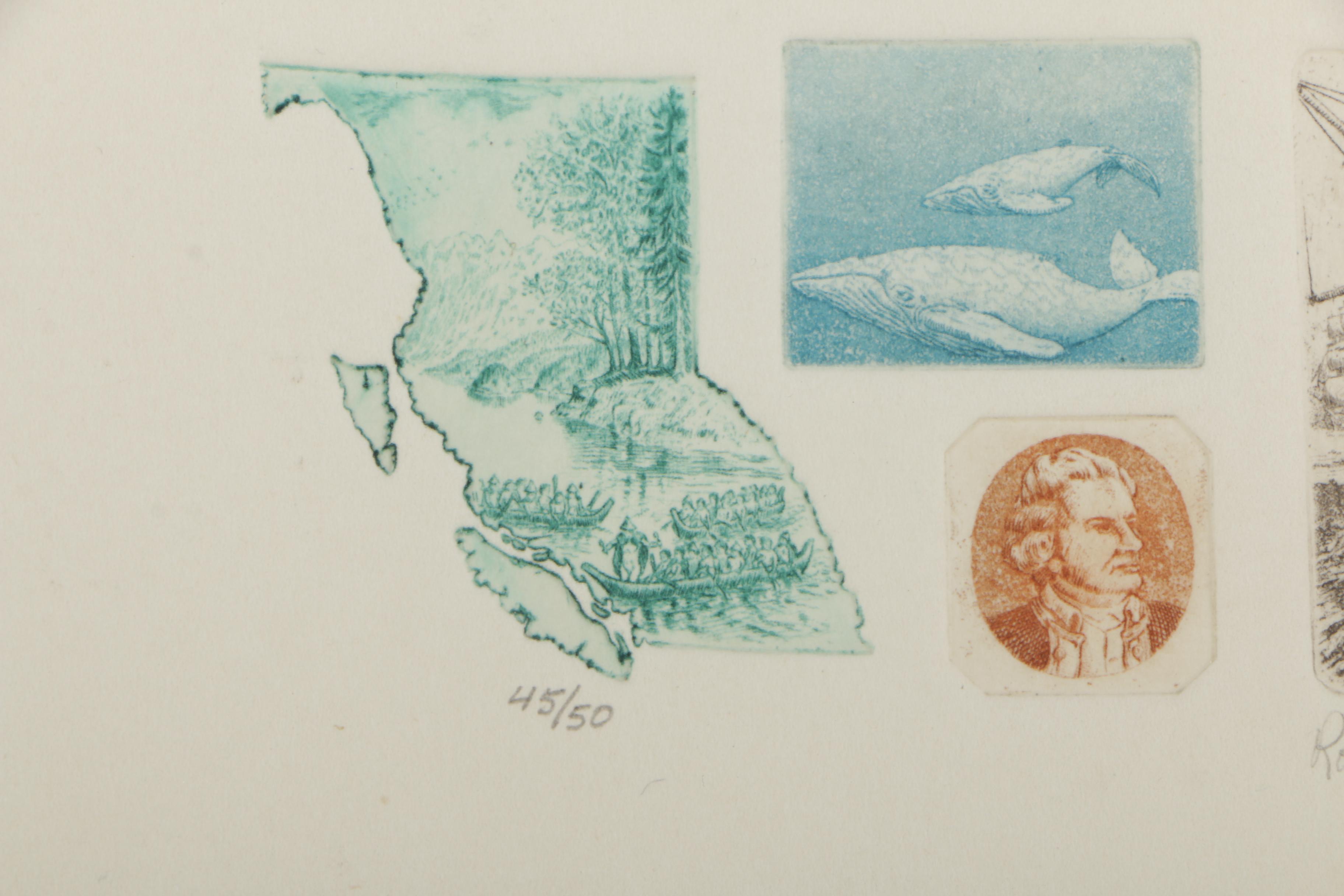 Ronaldo Norden 1978 Etching