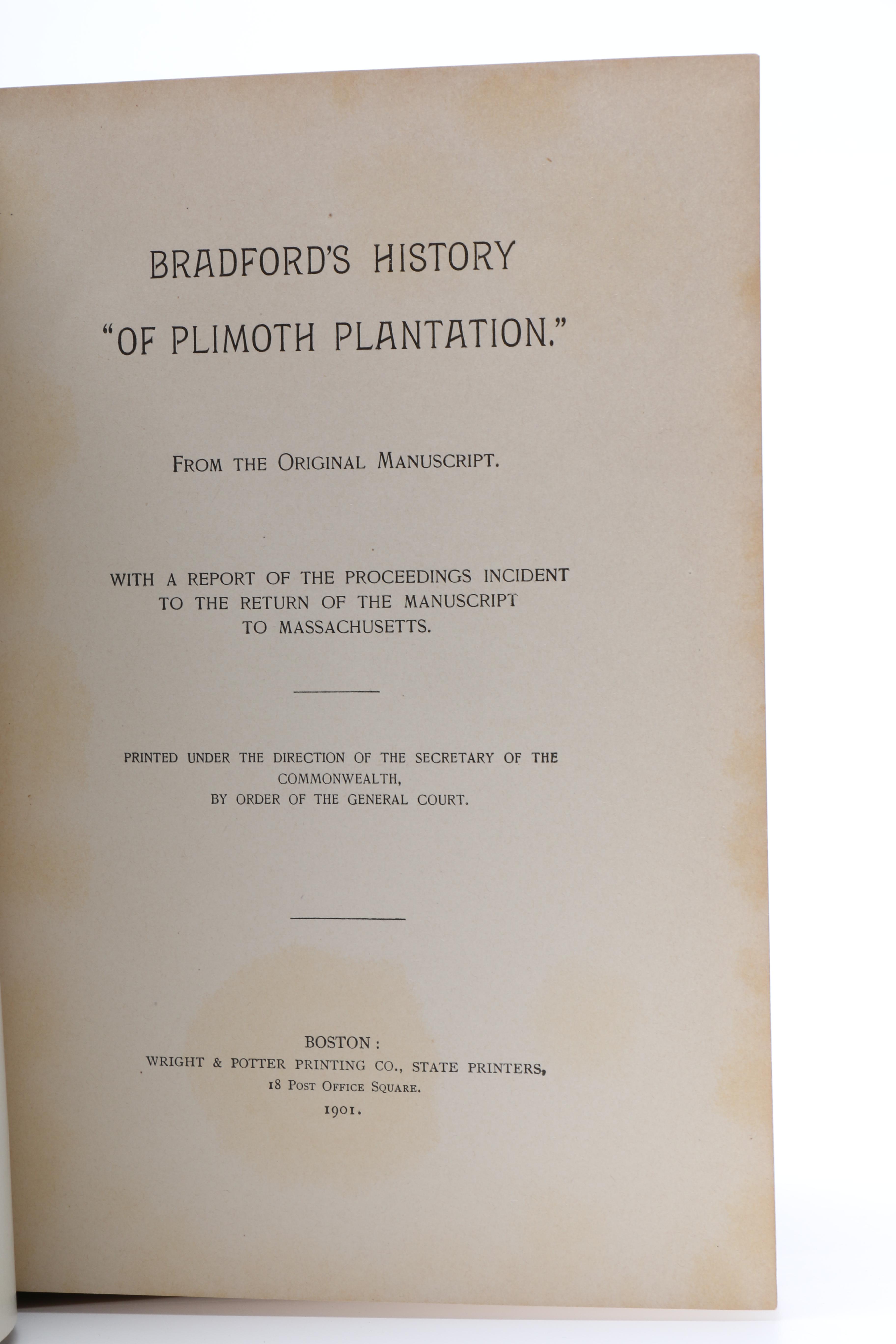 Two Early Colonial History Books