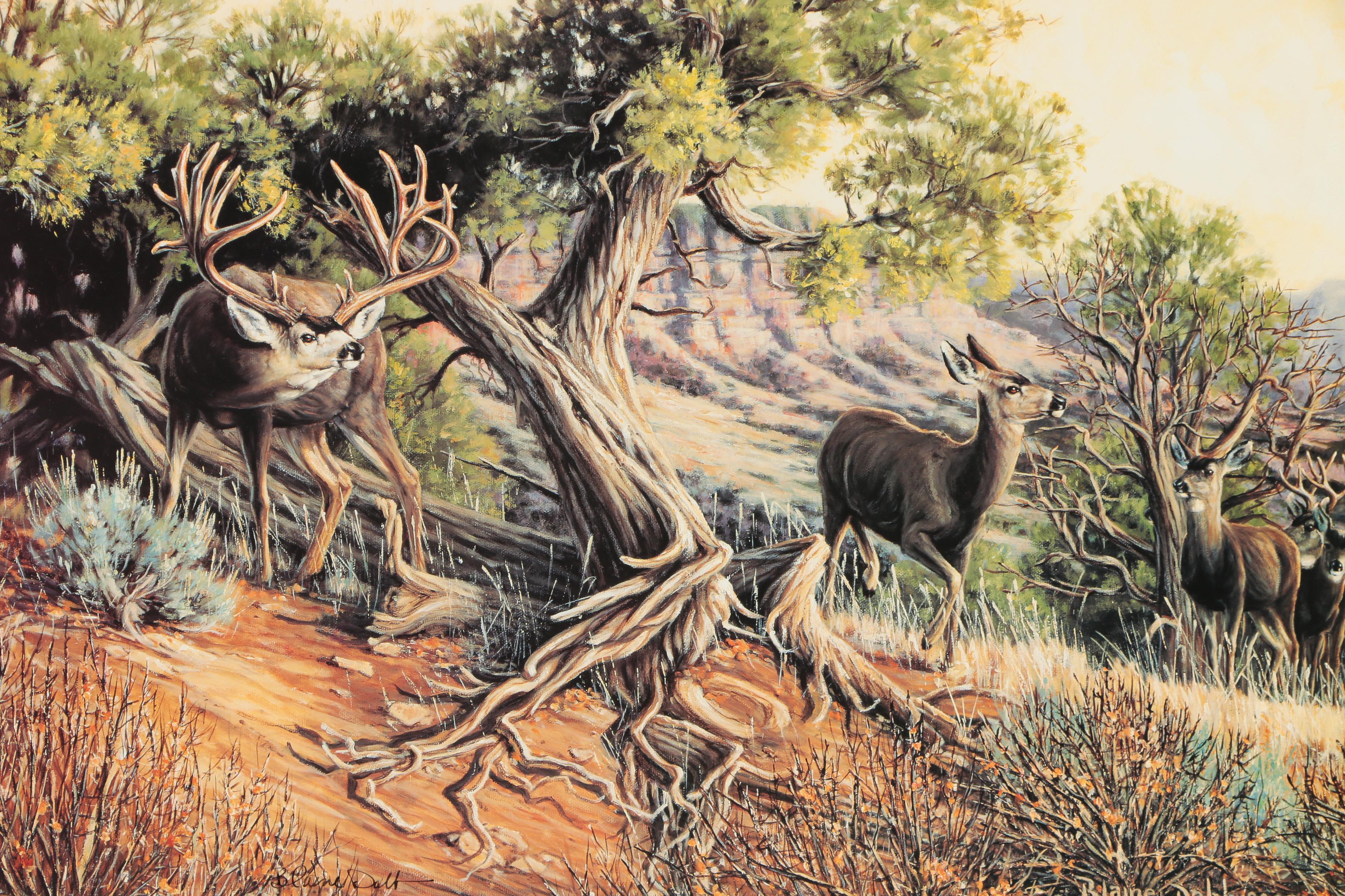 Blaine Dabb Limited Edition Offset Lithograph "Against All Odds - A Survivor"