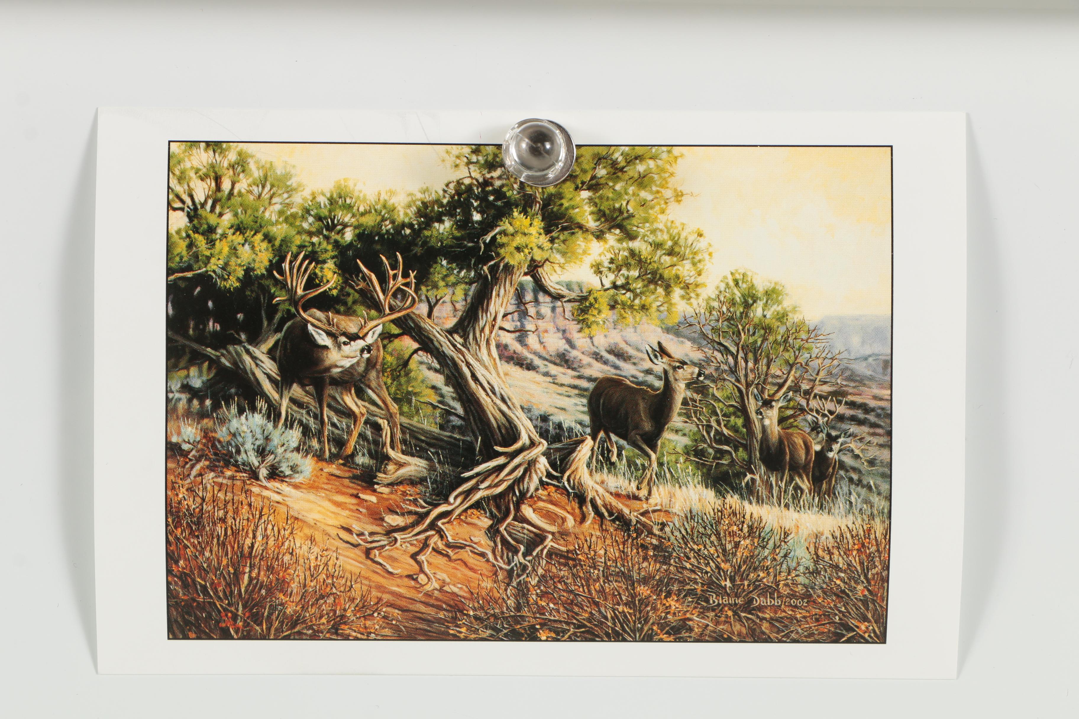 Blaine Dabb Limited Edition Offset Lithograph "Against All Odds - A Survivor"