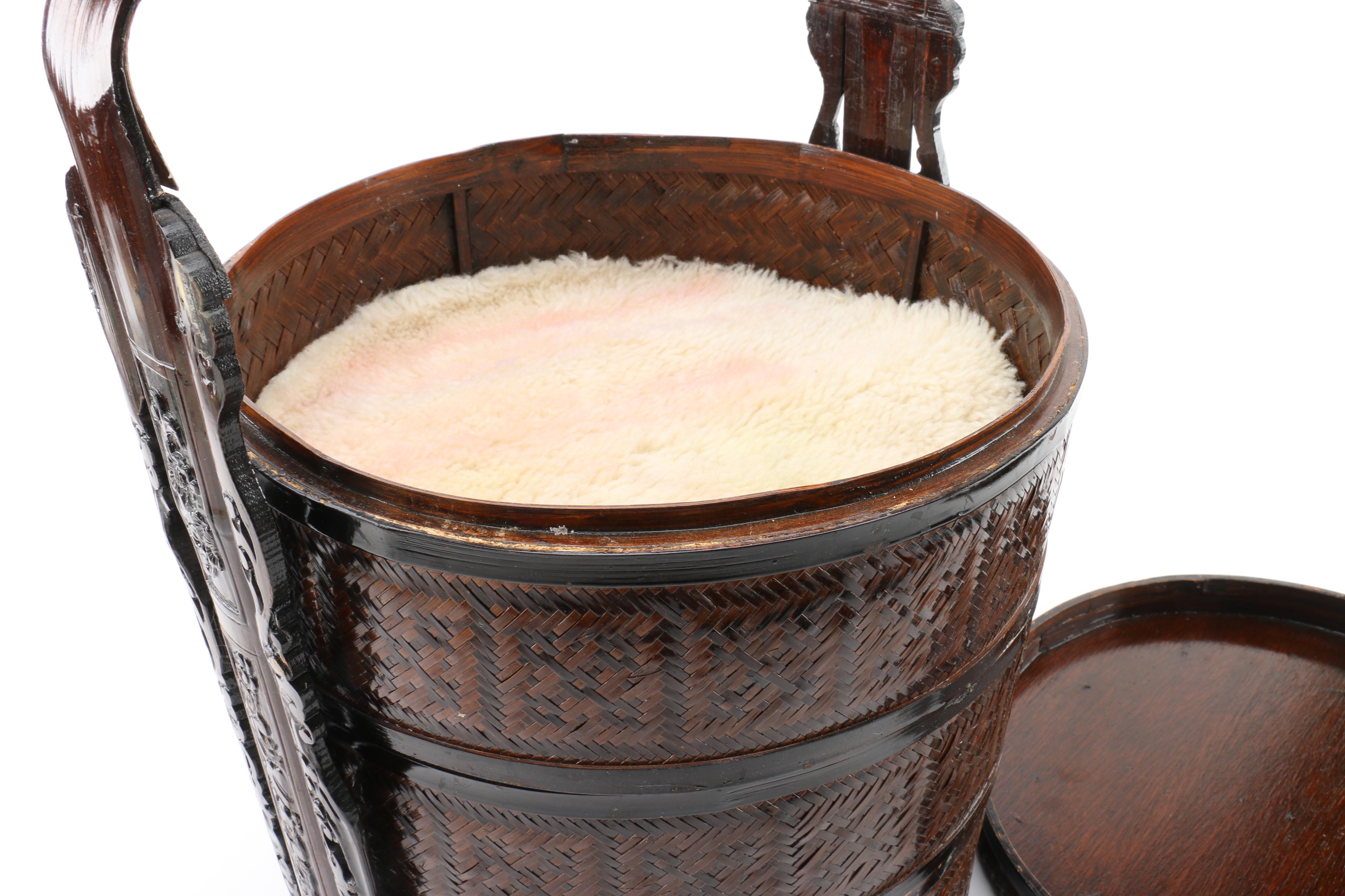 Chinese Tiered Wedding Wicker Basket