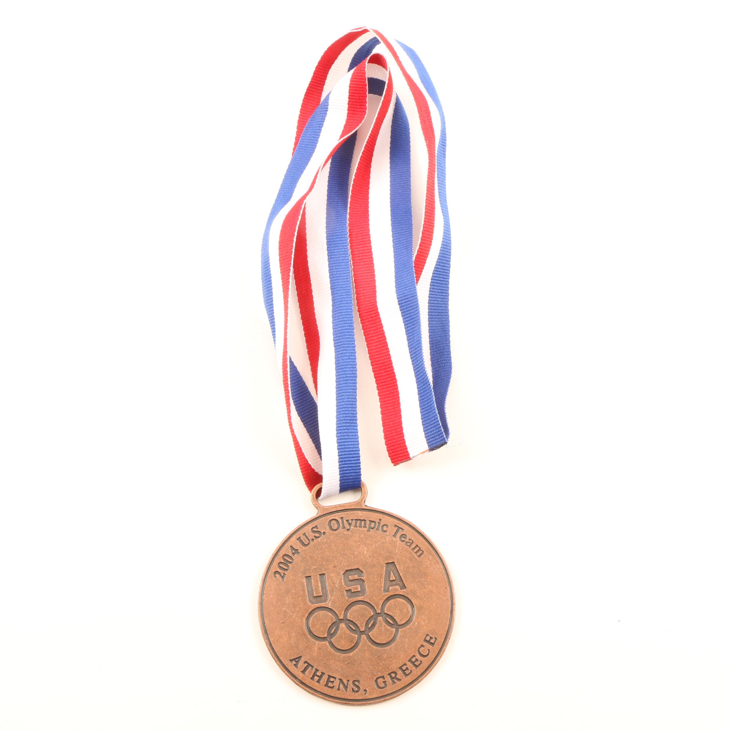 2004 Athens Greece U.S. Olympic Team Medal