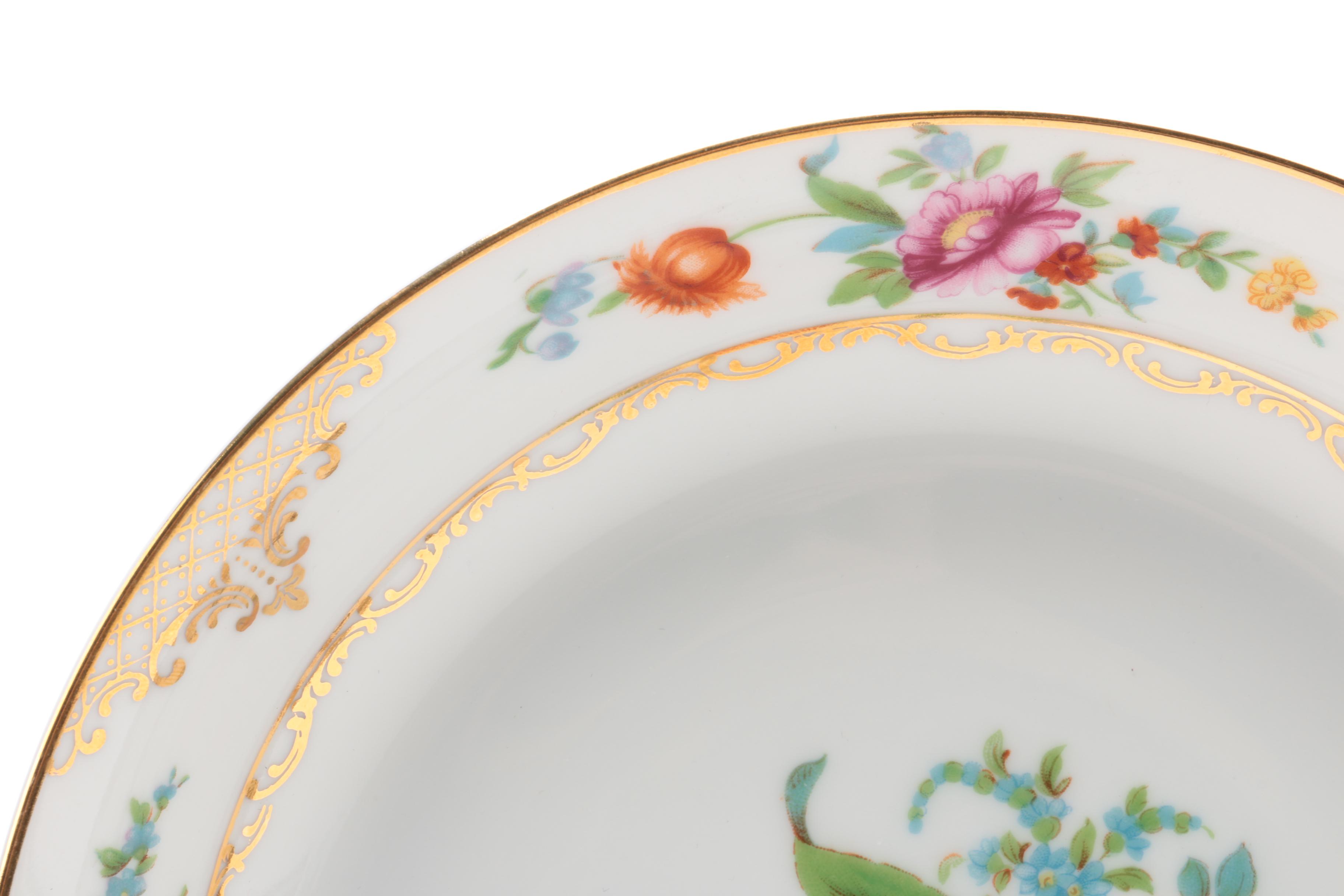 Vintage Meito China Soup Bowls