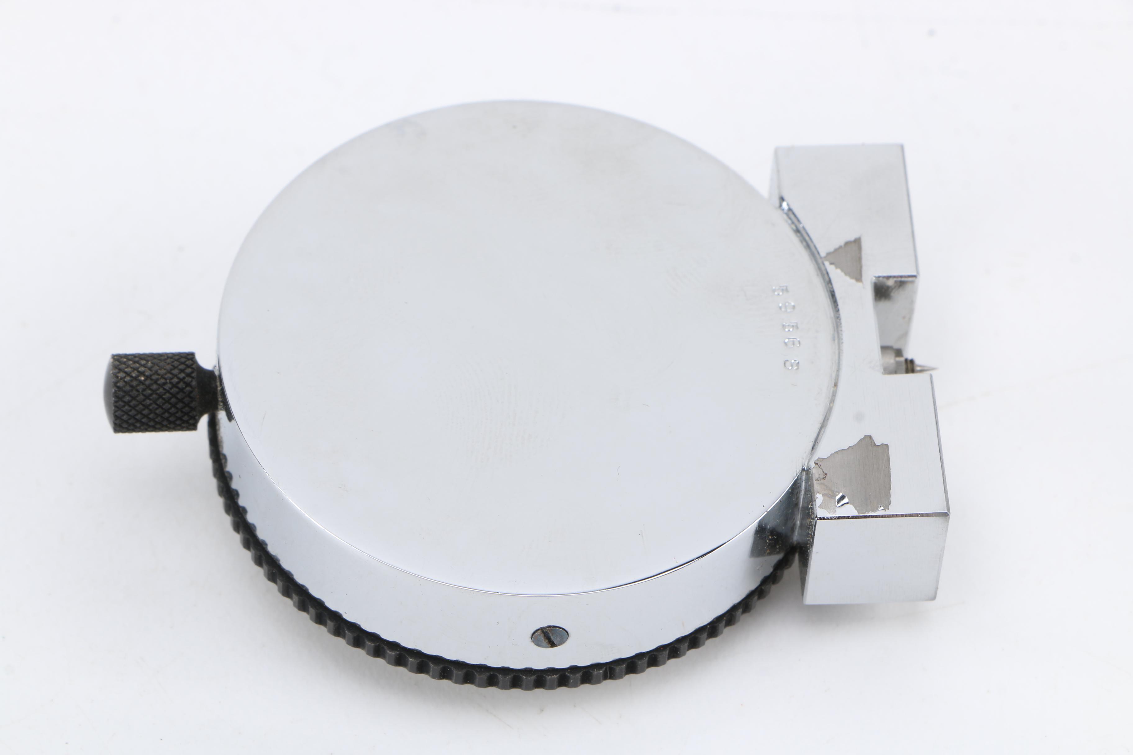 Geneva Depth Gauge and Wooden Box by Chicago Dial Indicator Co.