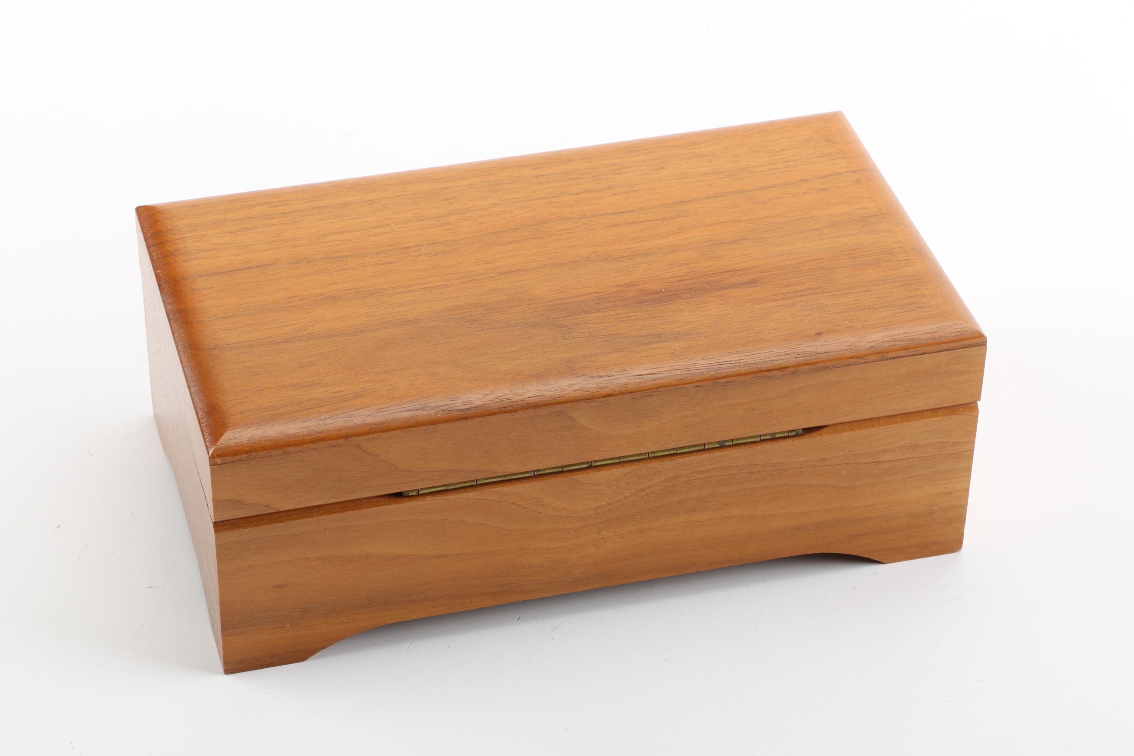 Vintage Reuge Cylinder "Tristesse" By Frédéric Chopin Music Box