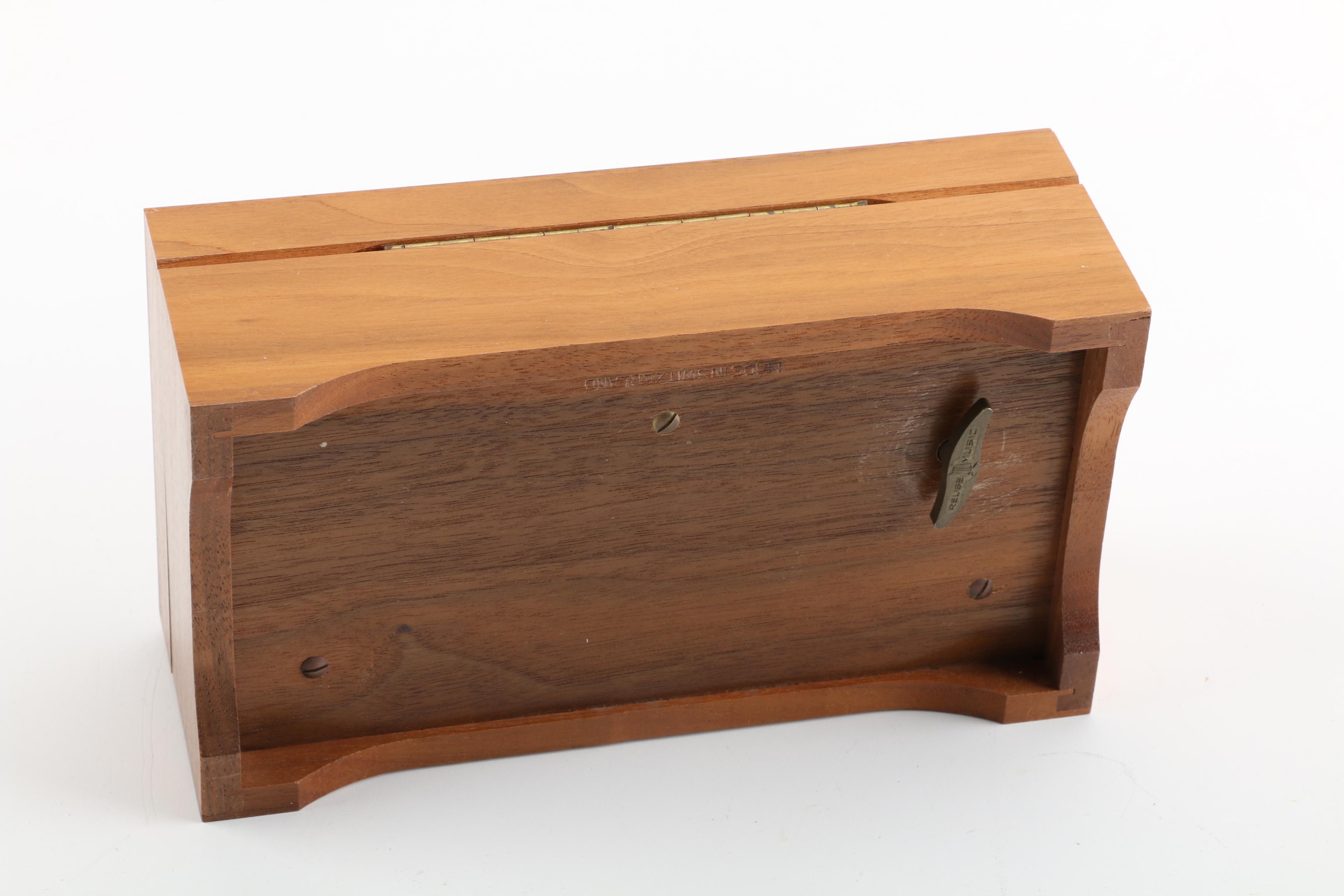 Vintage Reuge Cylinder "Tristesse" By Frédéric Chopin Music Box