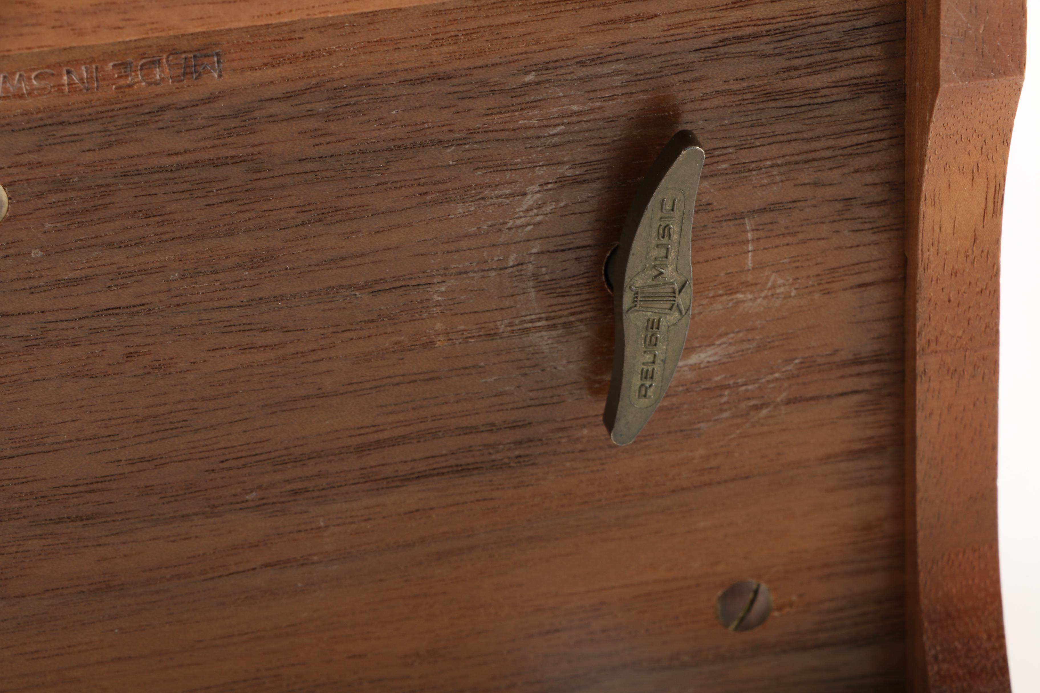 Vintage Reuge Cylinder "Tristesse" By Frédéric Chopin Music Box