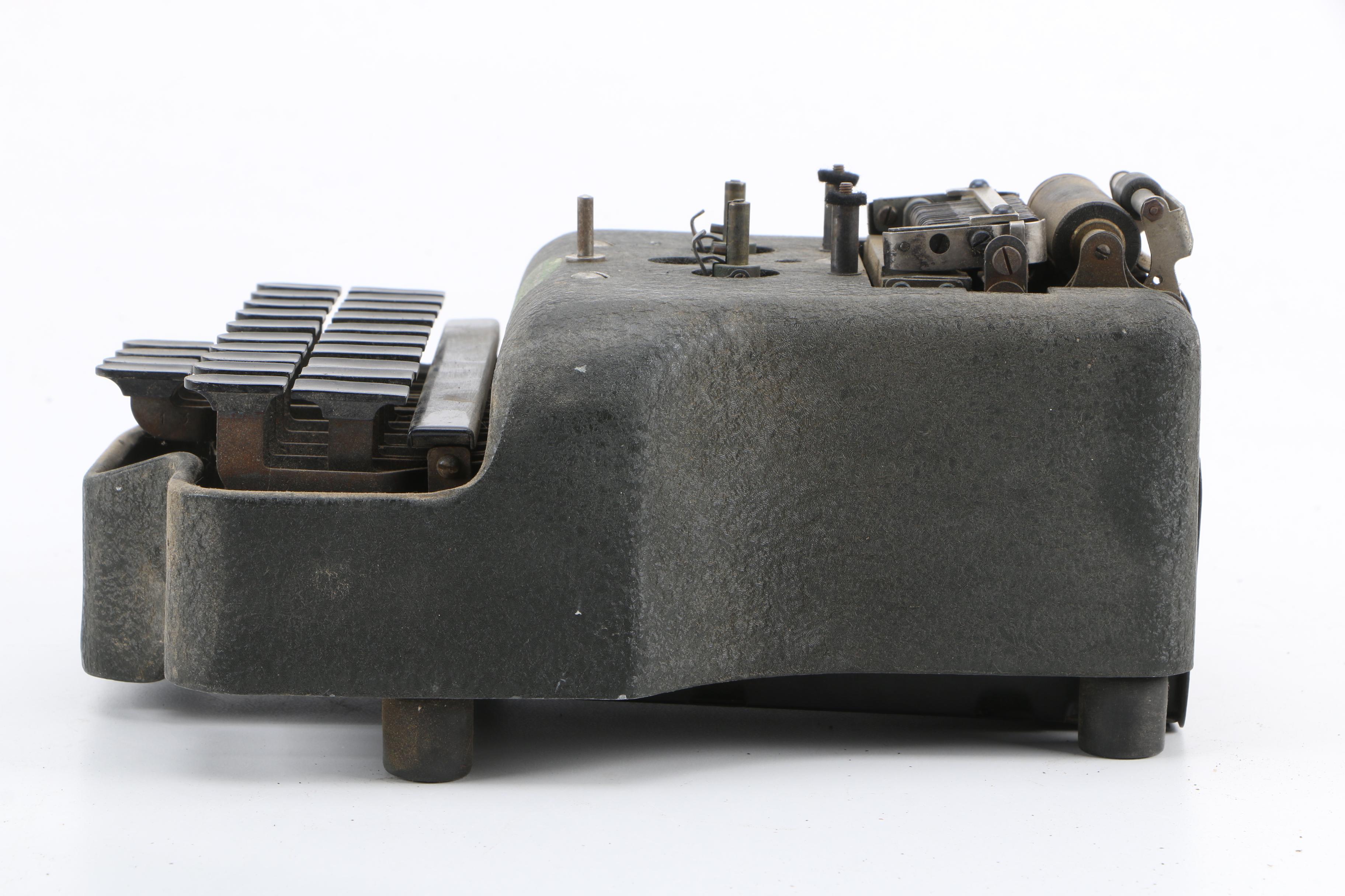 1930s-Era LaSalle Master Model Four Stenotype Machine with Case