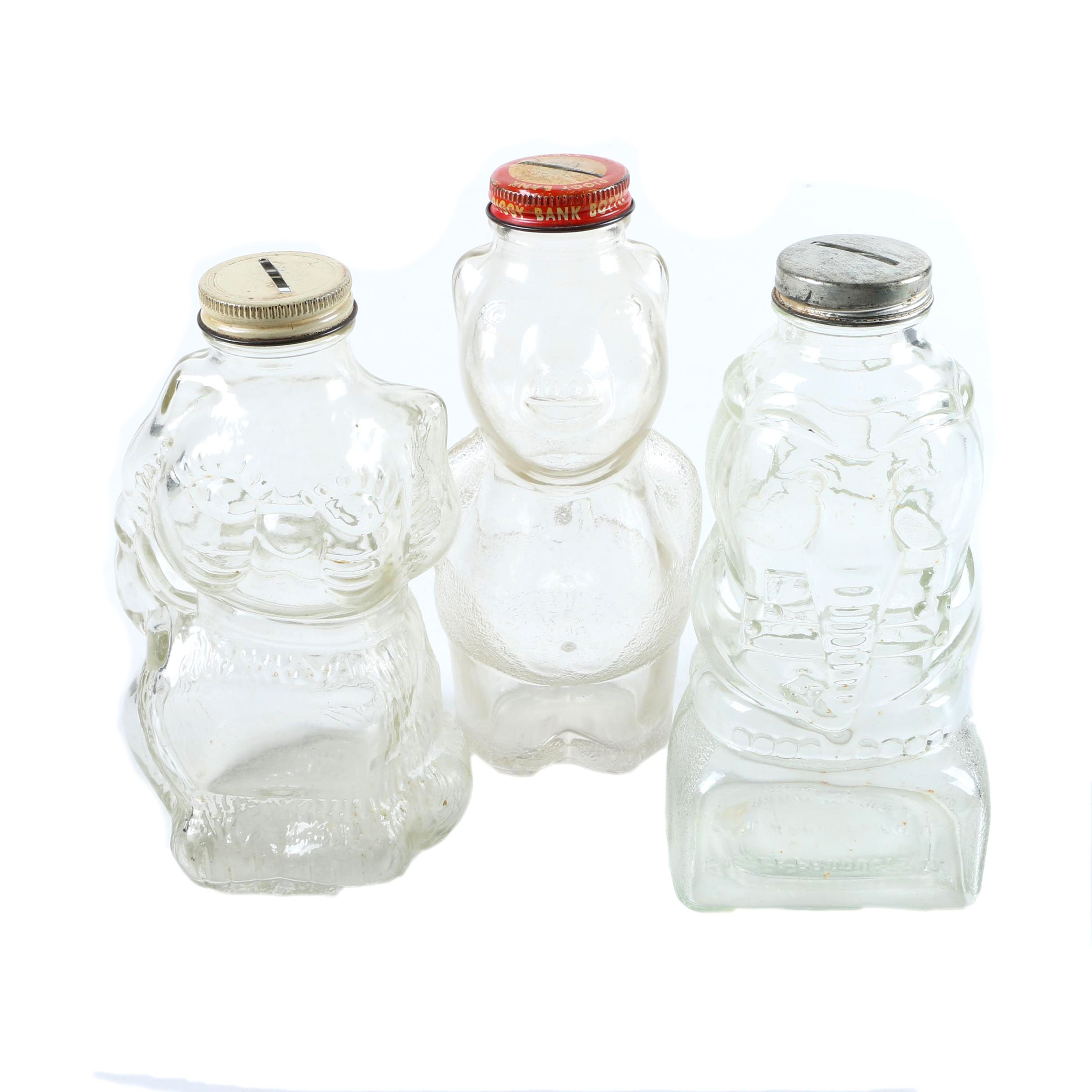 Vintage Glass Banks