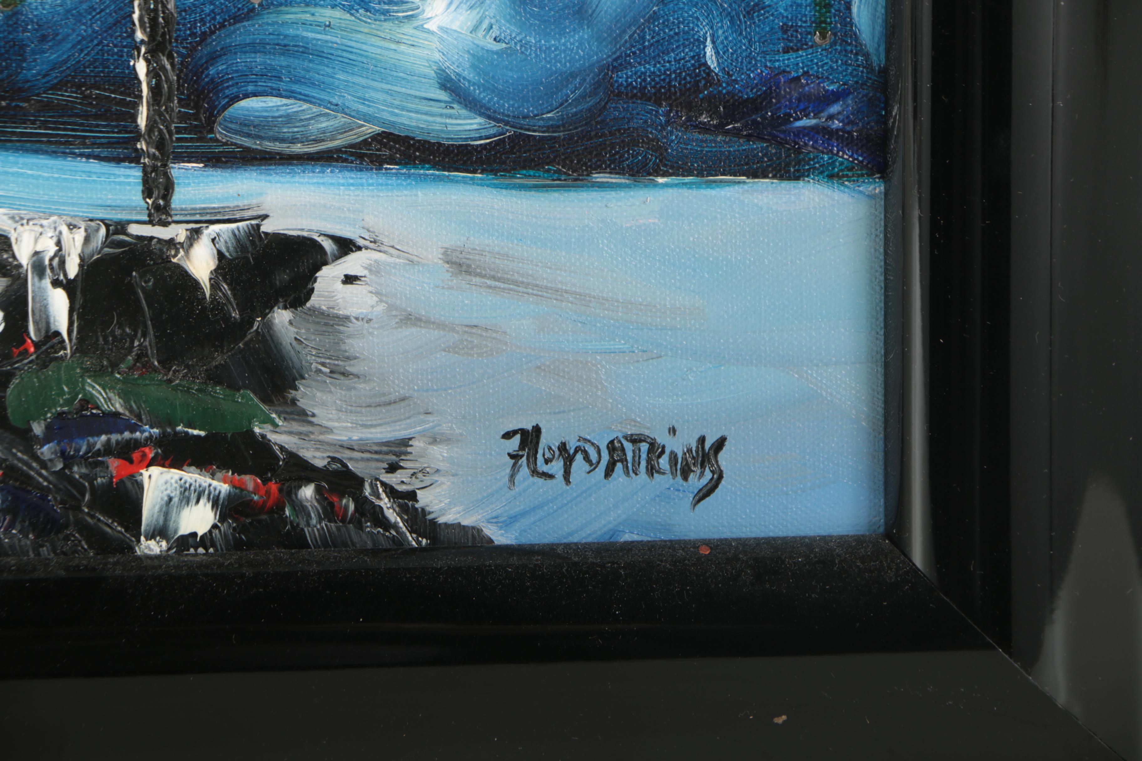 Floyd Atkins Acrylic Painting "Master of the Game"