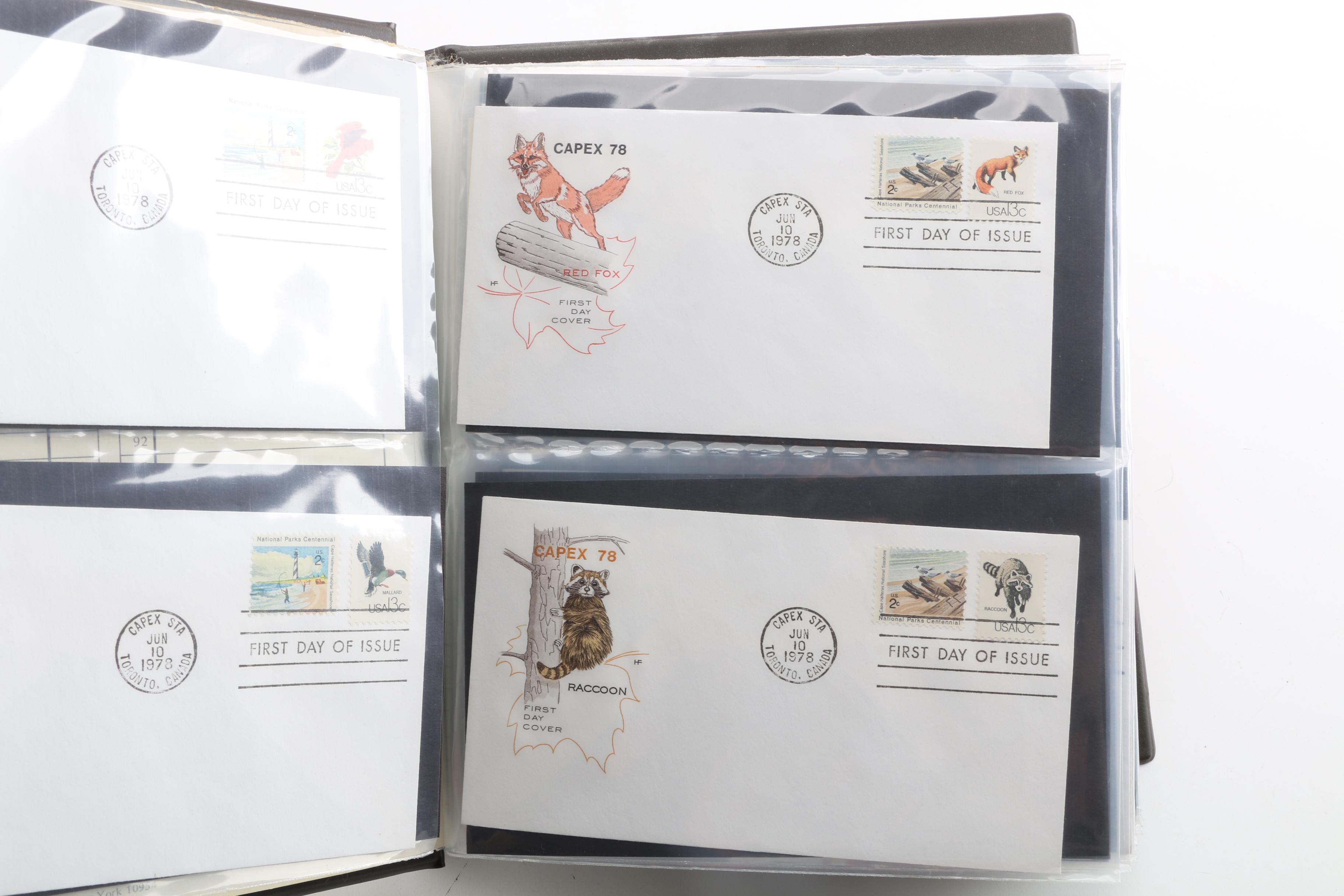 United States First Day and Other Postage Stamp Covers