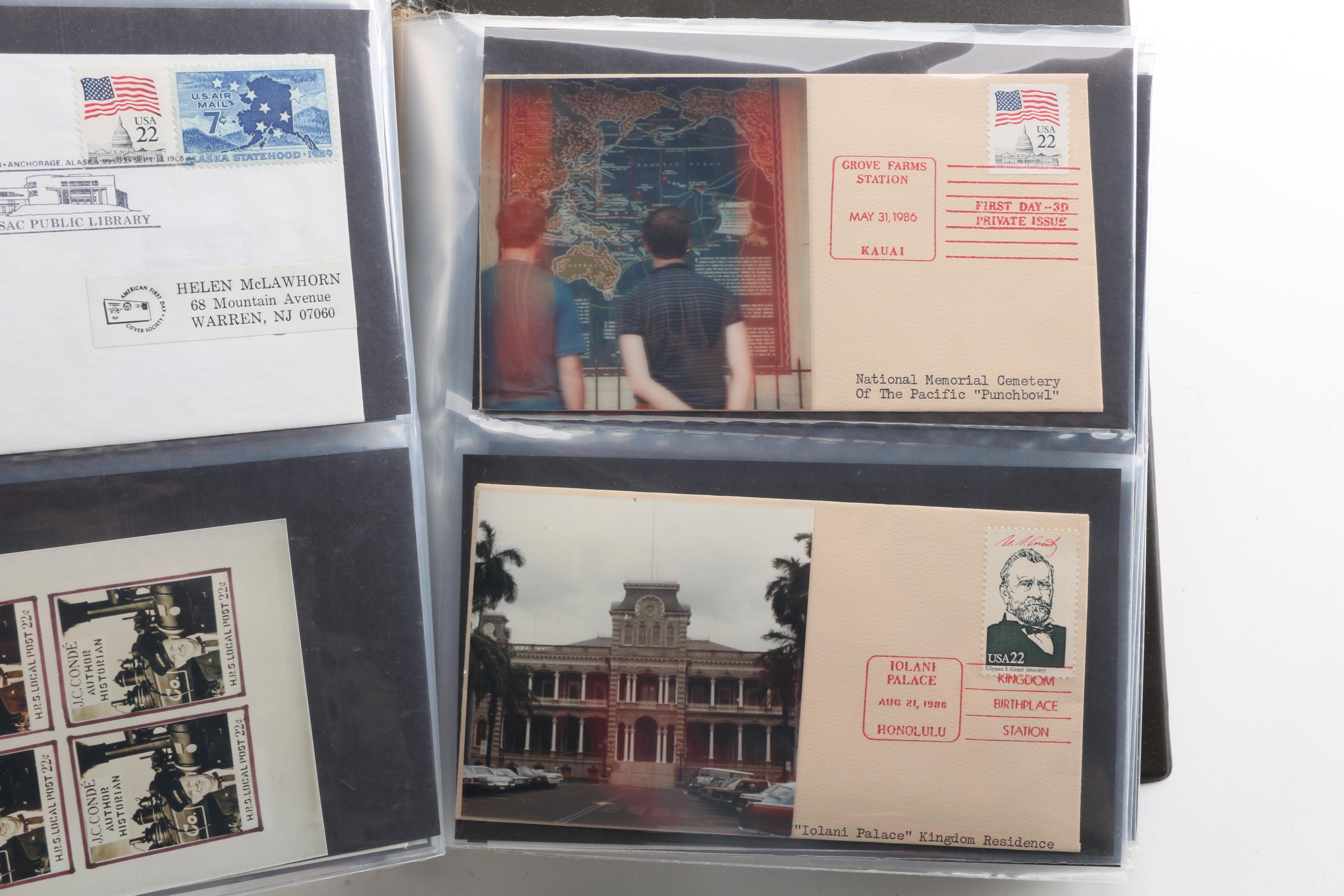 United States First Day and Other Postage Stamp Covers