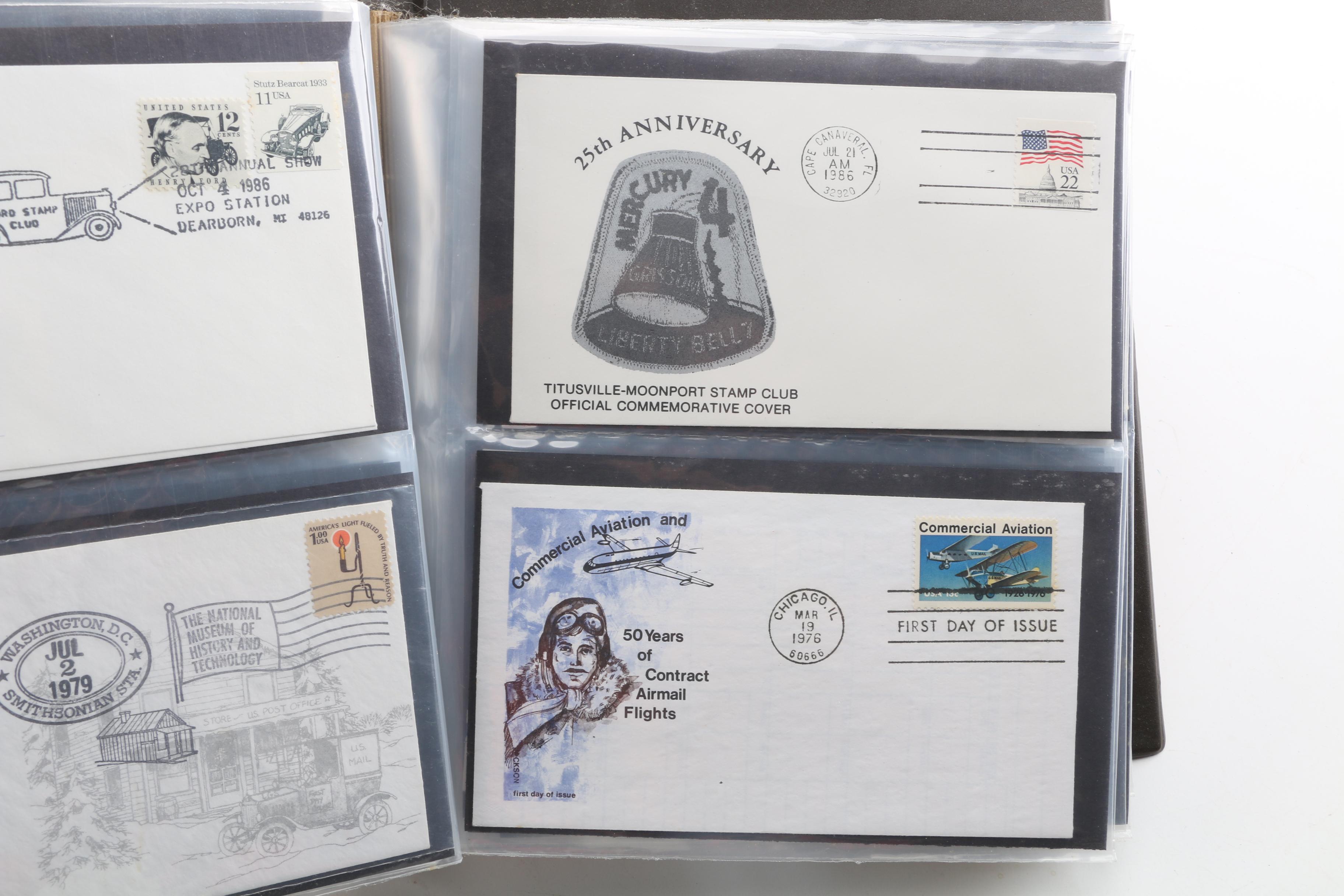 United States First Day and Other Postage Stamp Covers