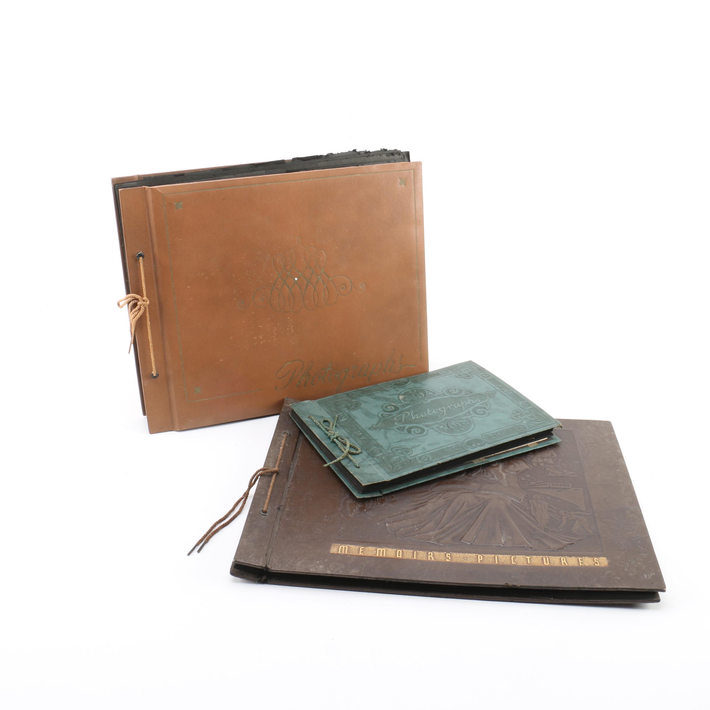 Albums of Late 19th to Mid 20th Century Family Photographs