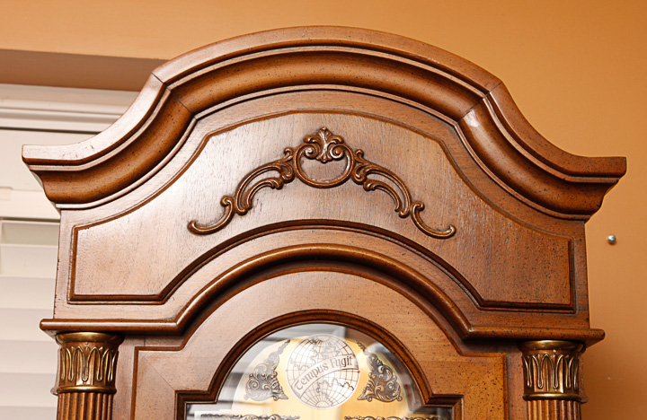 Ridgeway "Connoiseur" Wooden Grandfather Clock