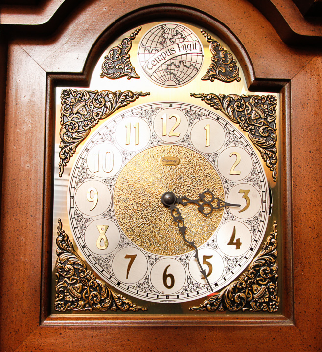 Ridgeway "Connoiseur" Wooden Grandfather Clock