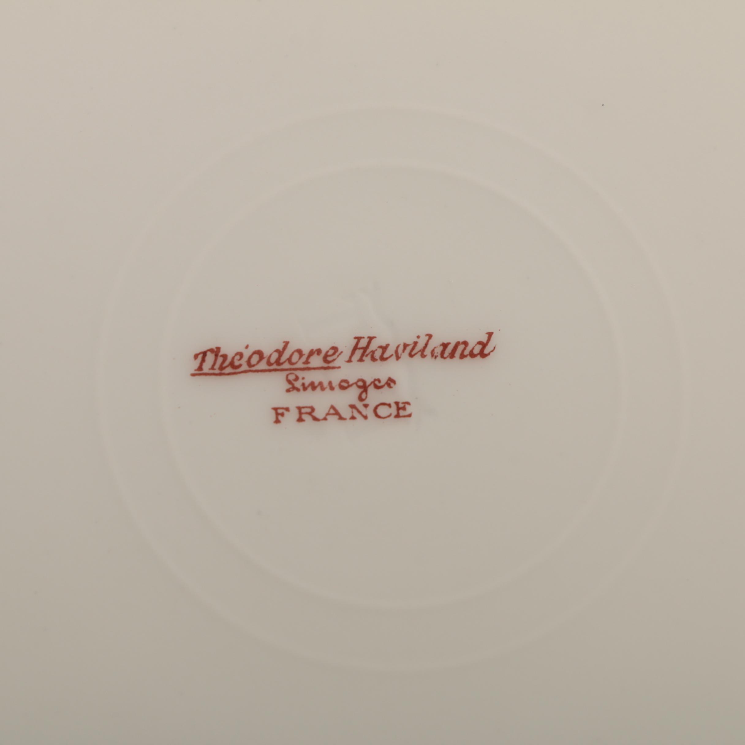 Vintage Theodore Haviland Limoges Porcelain Dinnerware