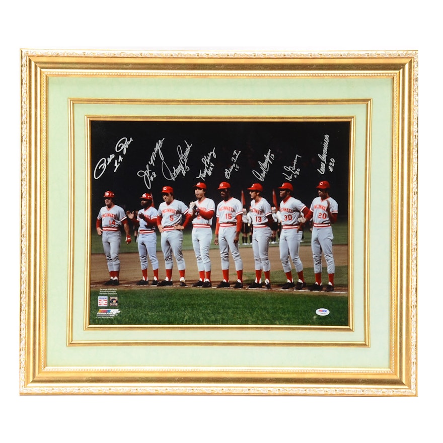 Great Eight (Reds) Signed Photo  COA