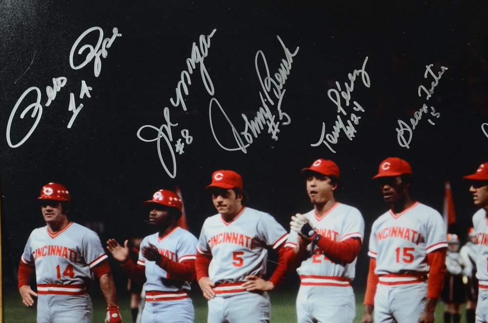 Great Eight (Reds) Signed Photo  COA