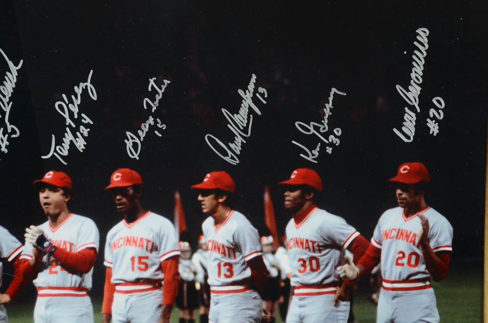 Great Eight (Reds) Signed Photo  COA
