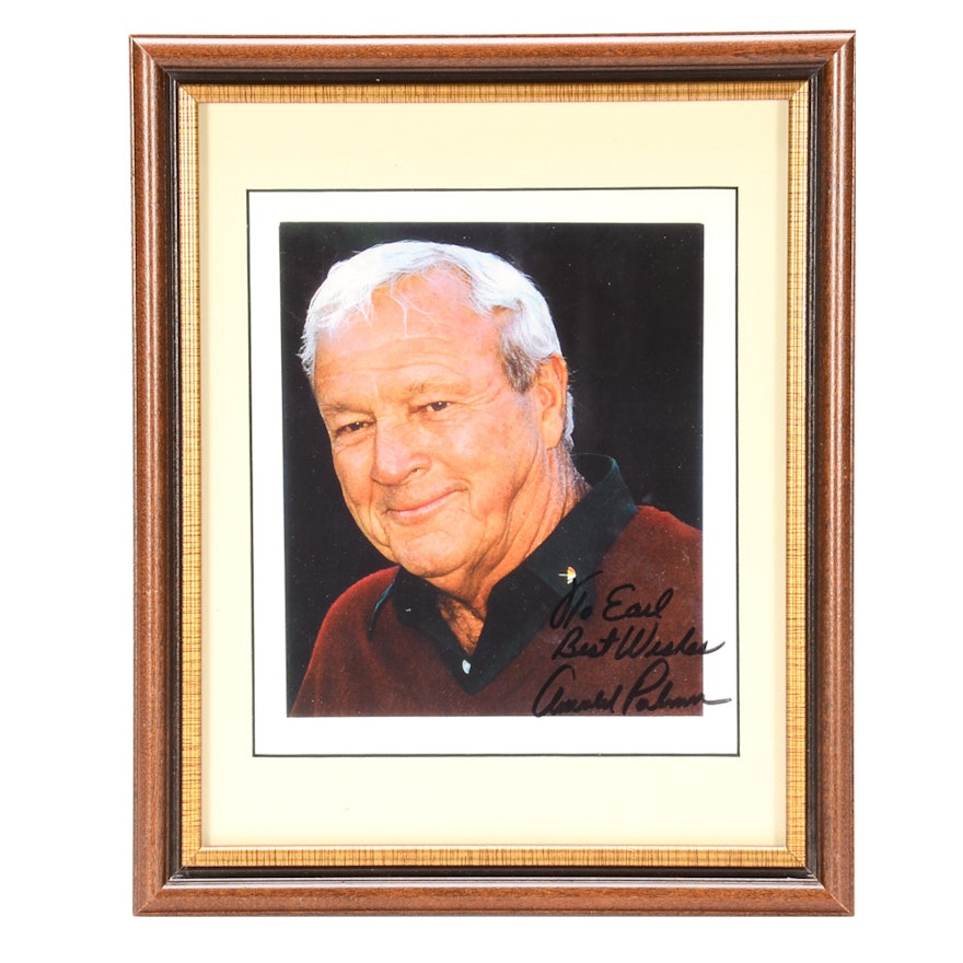 Arnold Palmer Signed Framed Photo Print