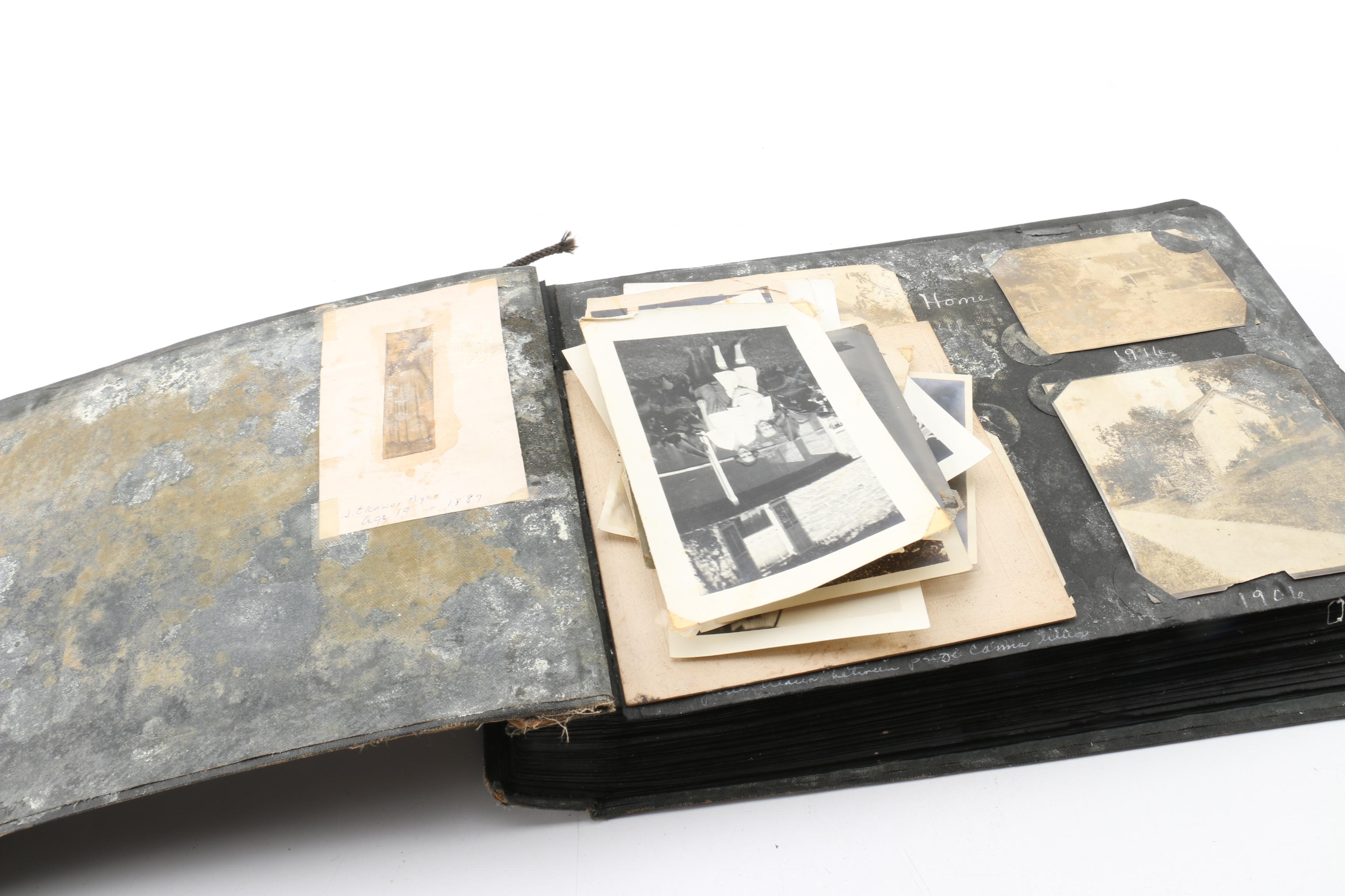 Antique Photographs and Album Scrapbooks