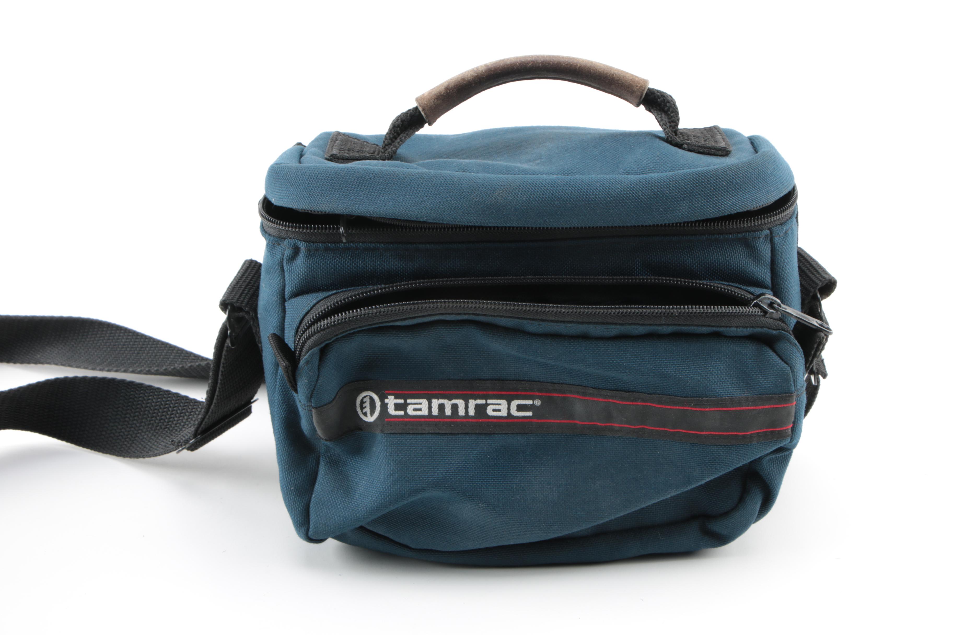 Canon Rebel X and Pentax Spotmatic Camera with Accessories