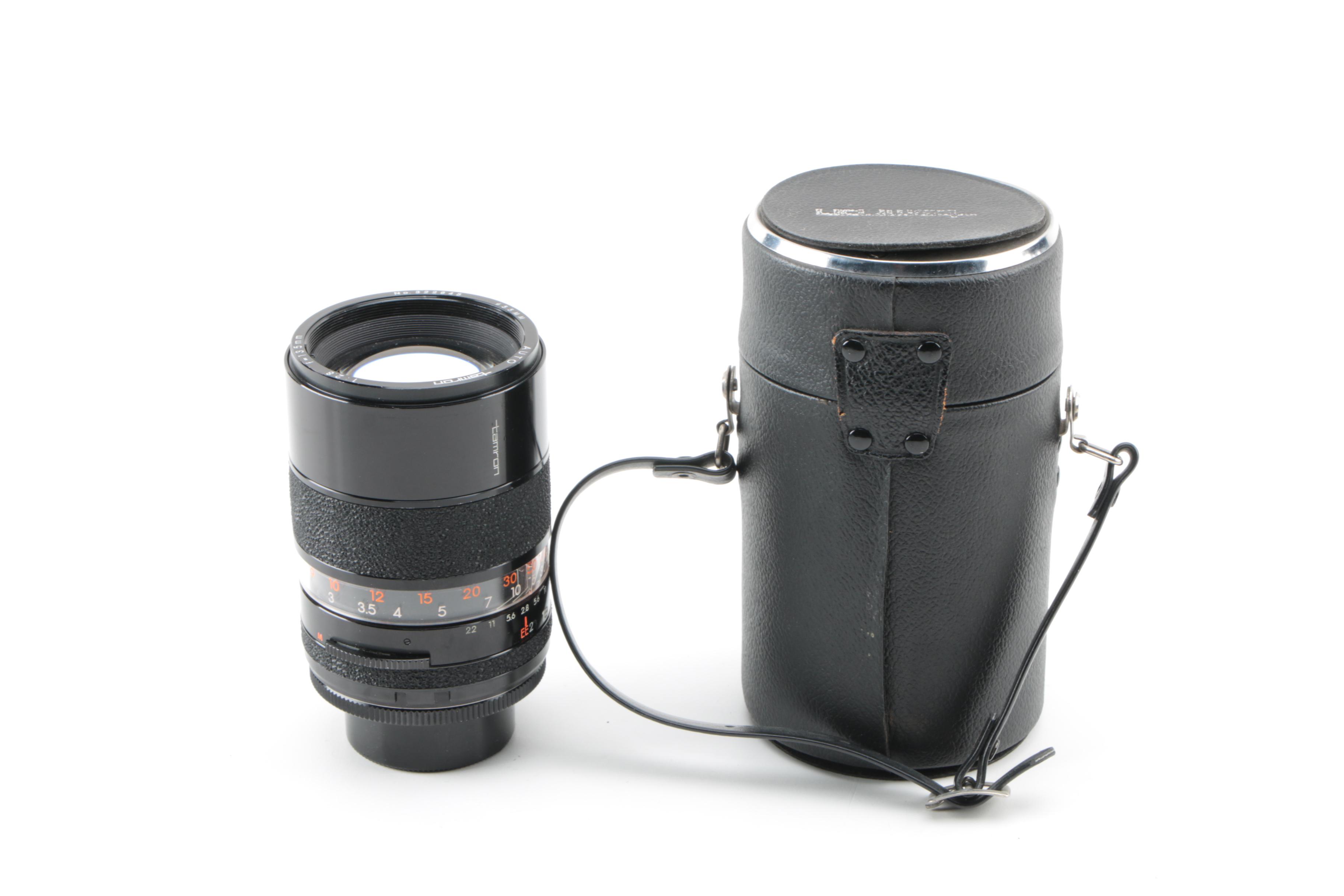 Canon Rebel X and Pentax Spotmatic Camera with Accessories