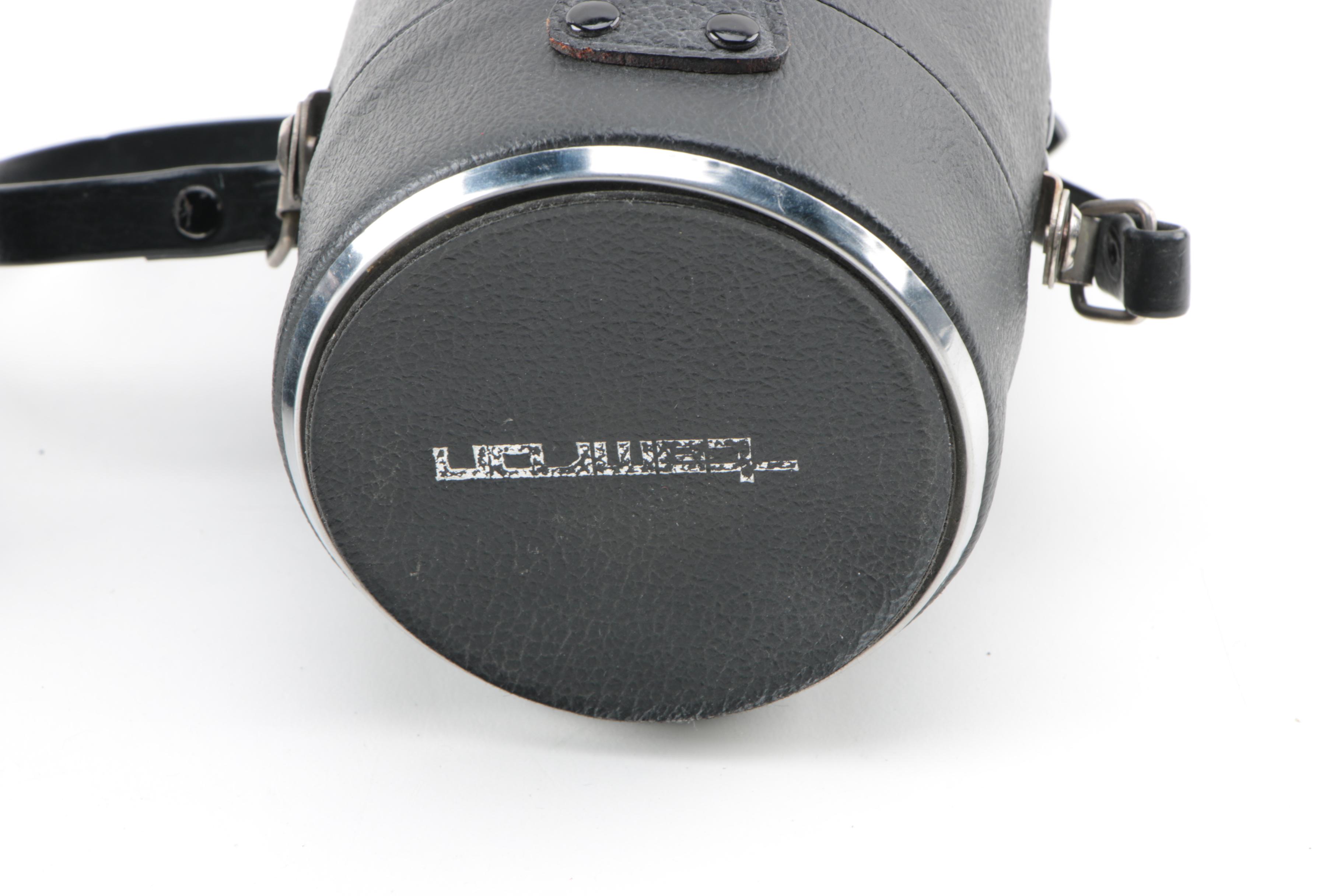 Canon Rebel X and Pentax Spotmatic Camera with Accessories