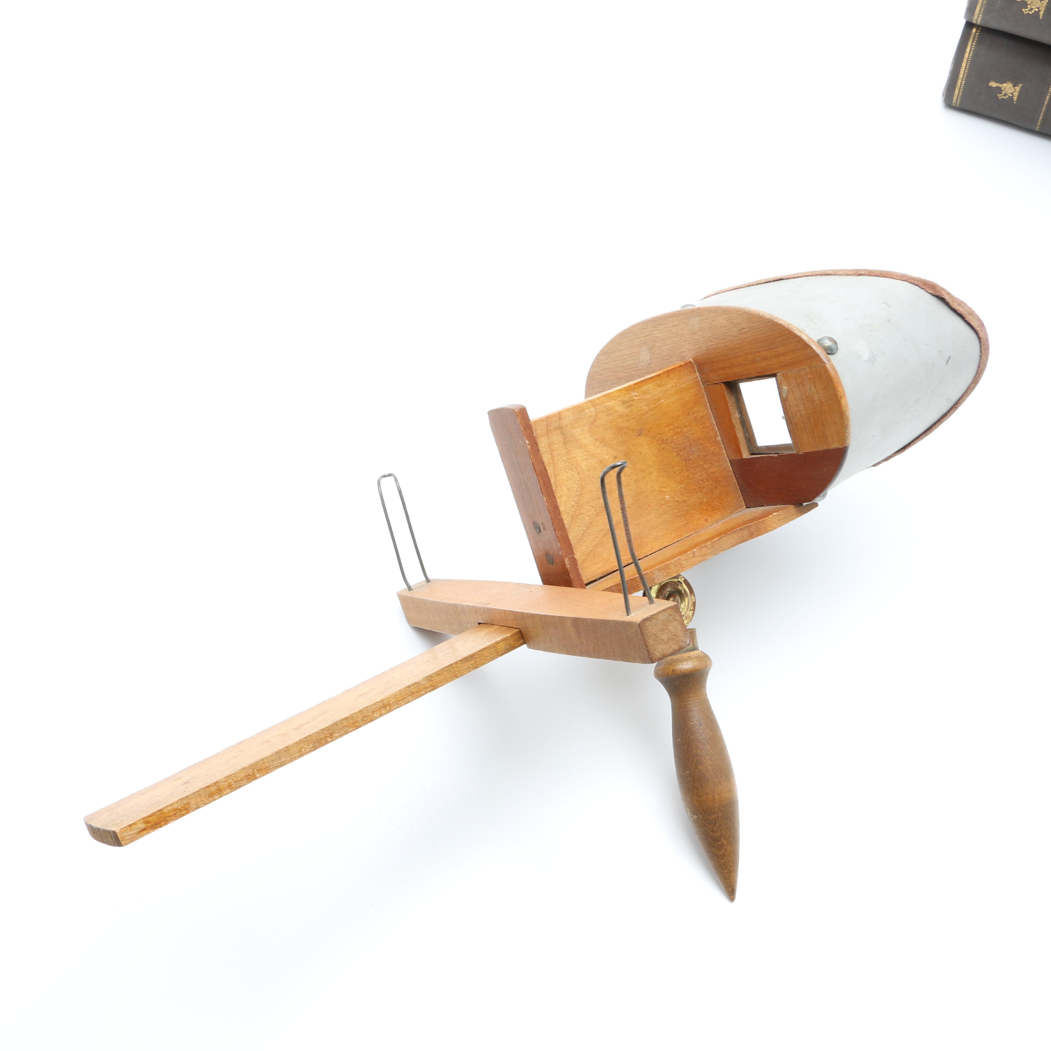 Two Antique Stereoview Card Sets for Switzerland & England, with Stereoscope