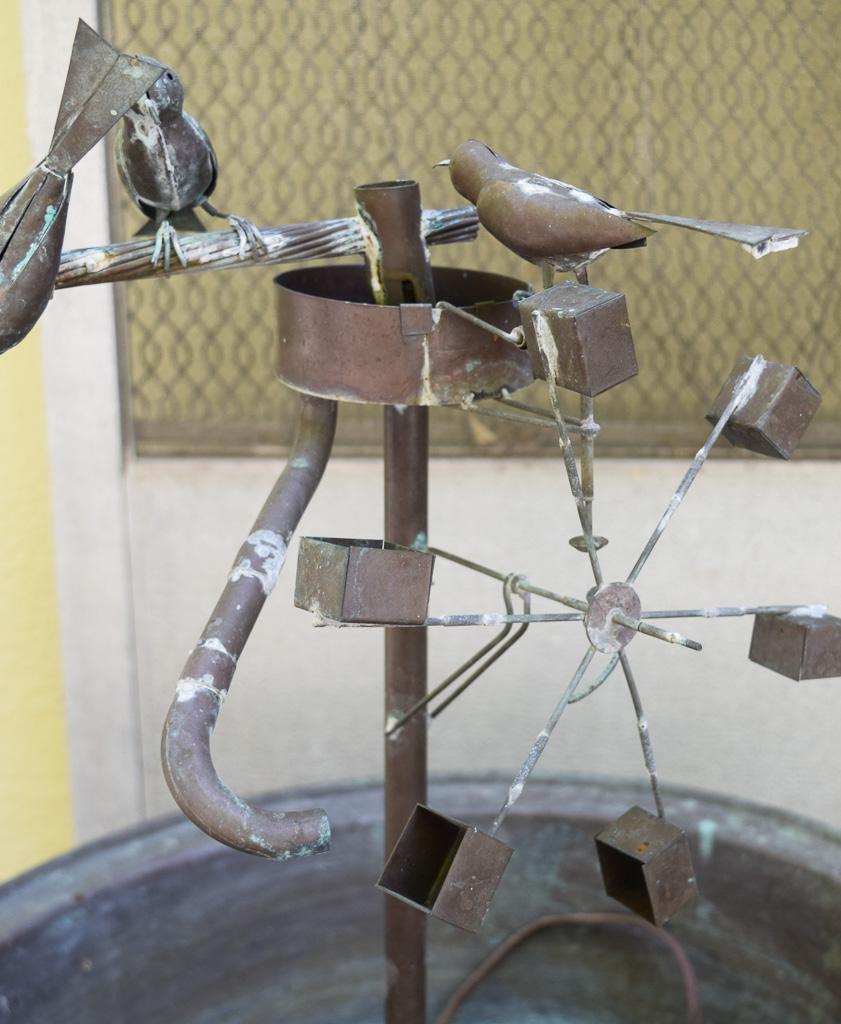 Metal Bird Bath