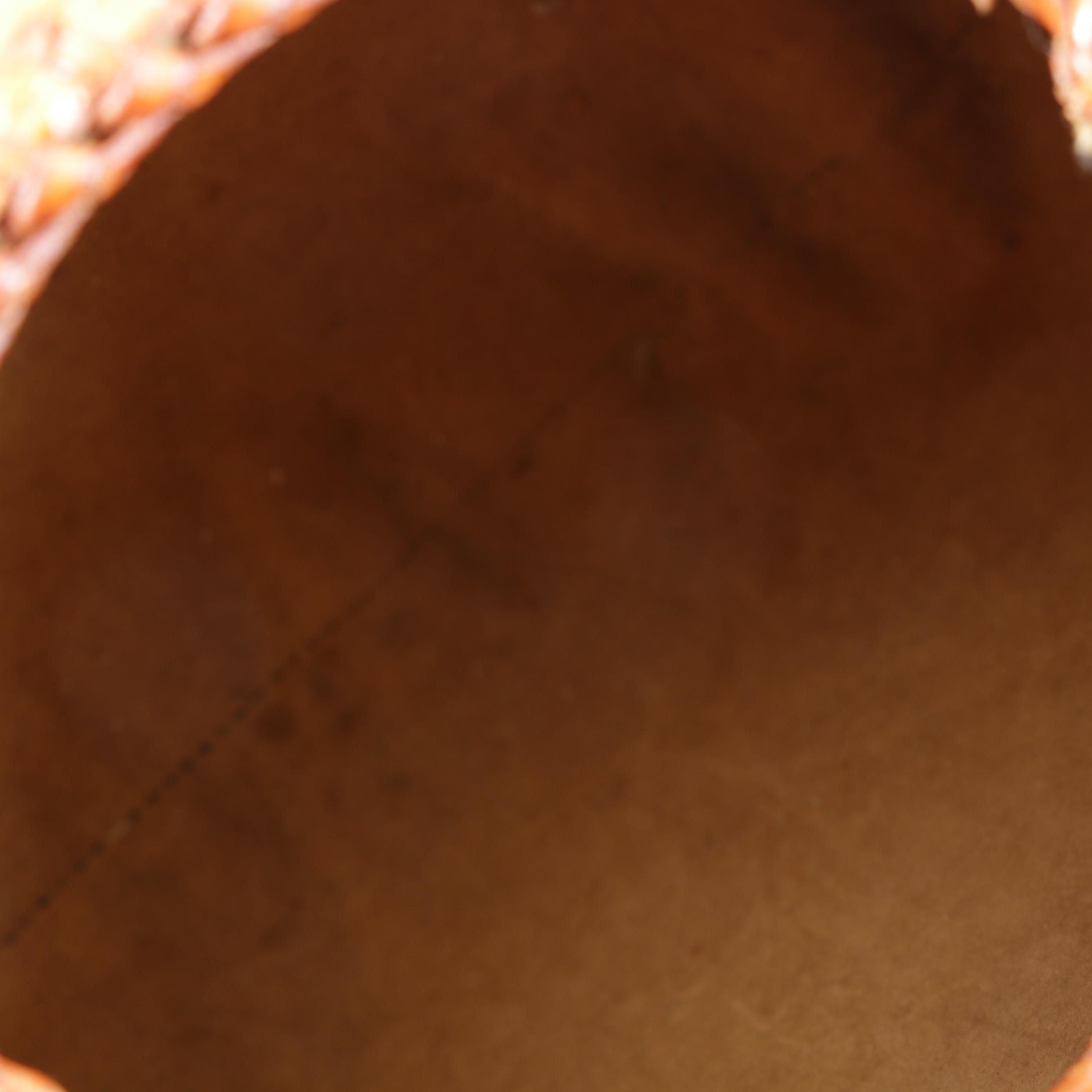 Vintage Brown Armadillo Handbag